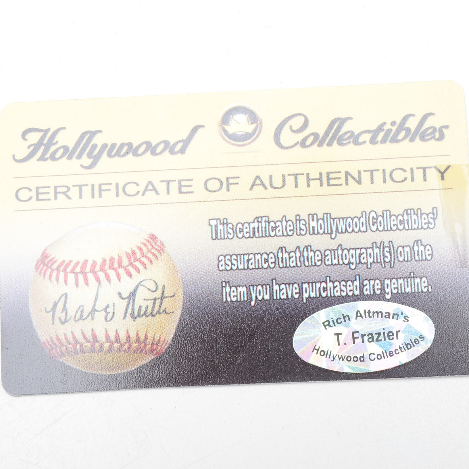 Todd Frazier "Go Reds" Signed Rawlings ML Baseball COA