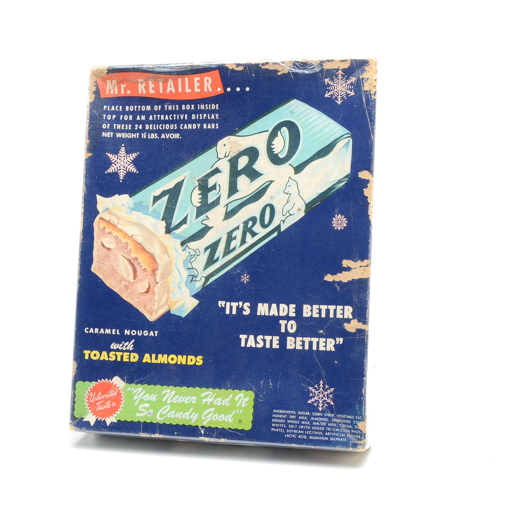 Four Vintage Candy/Gum Boxes