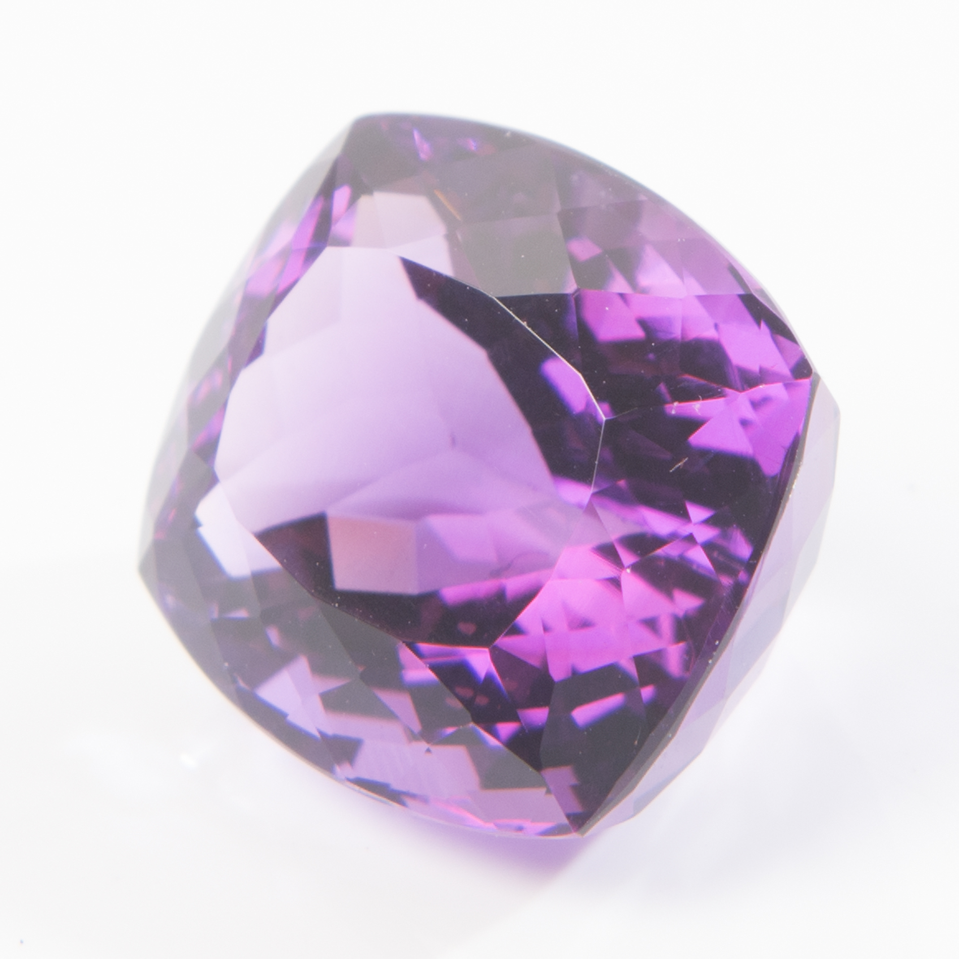 Loose 30.50 CT Cushion Cut Amethyst Gemstone