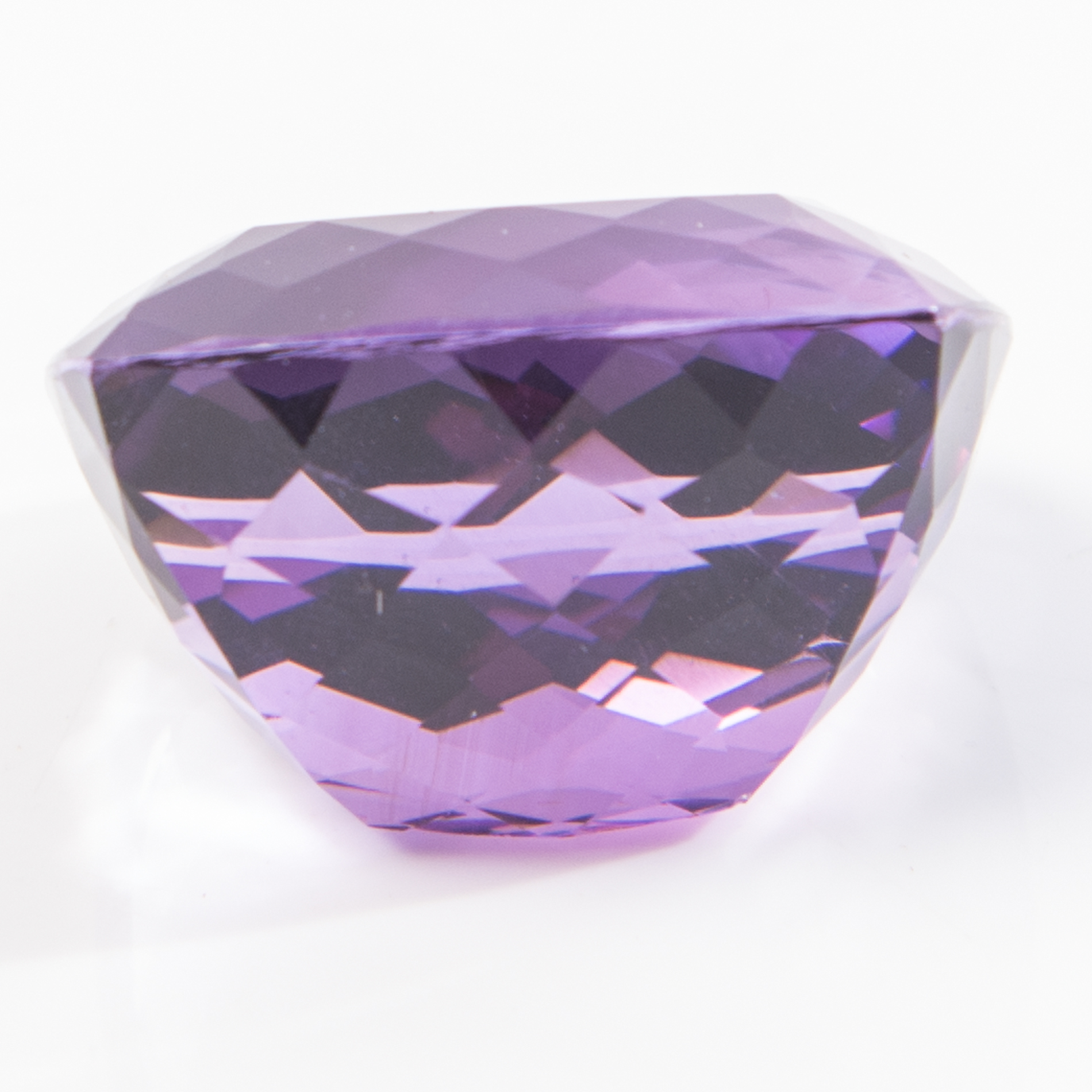 Loose 30.50 CT Cushion Cut Amethyst Gemstone