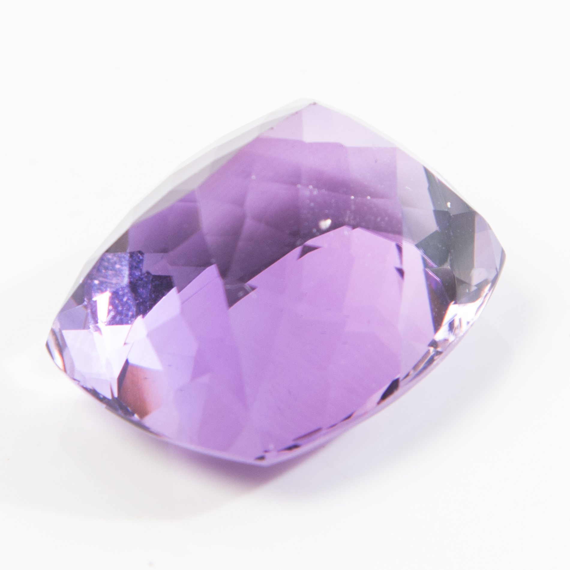 Loose 30.50 CT Cushion Cut Amethyst Gemstone