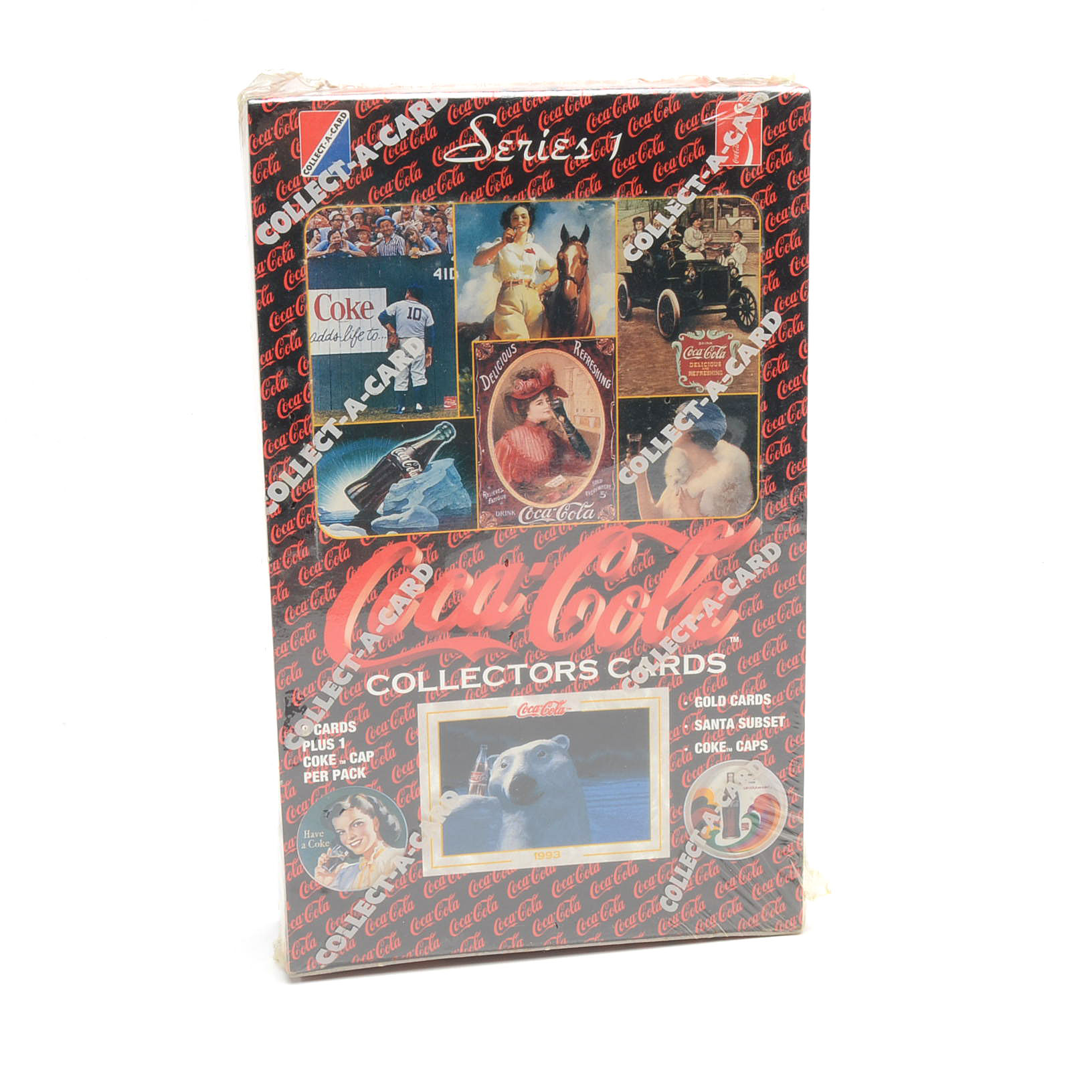 Four Sealed Vendor Boxes Of Coke, Desert Storm, and Looney Tunes Cards