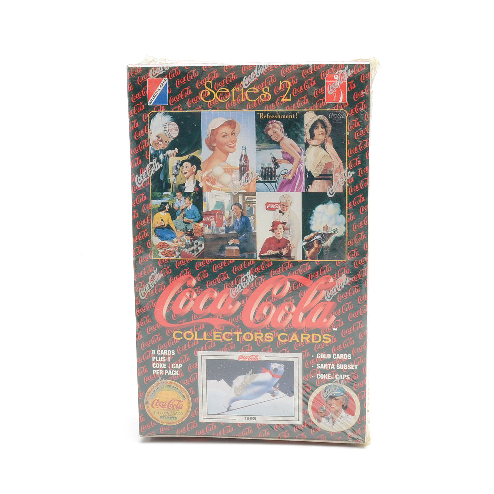 Four Sealed Vendor Boxes Of Coke, Desert Storm, and Looney Tunes Cards