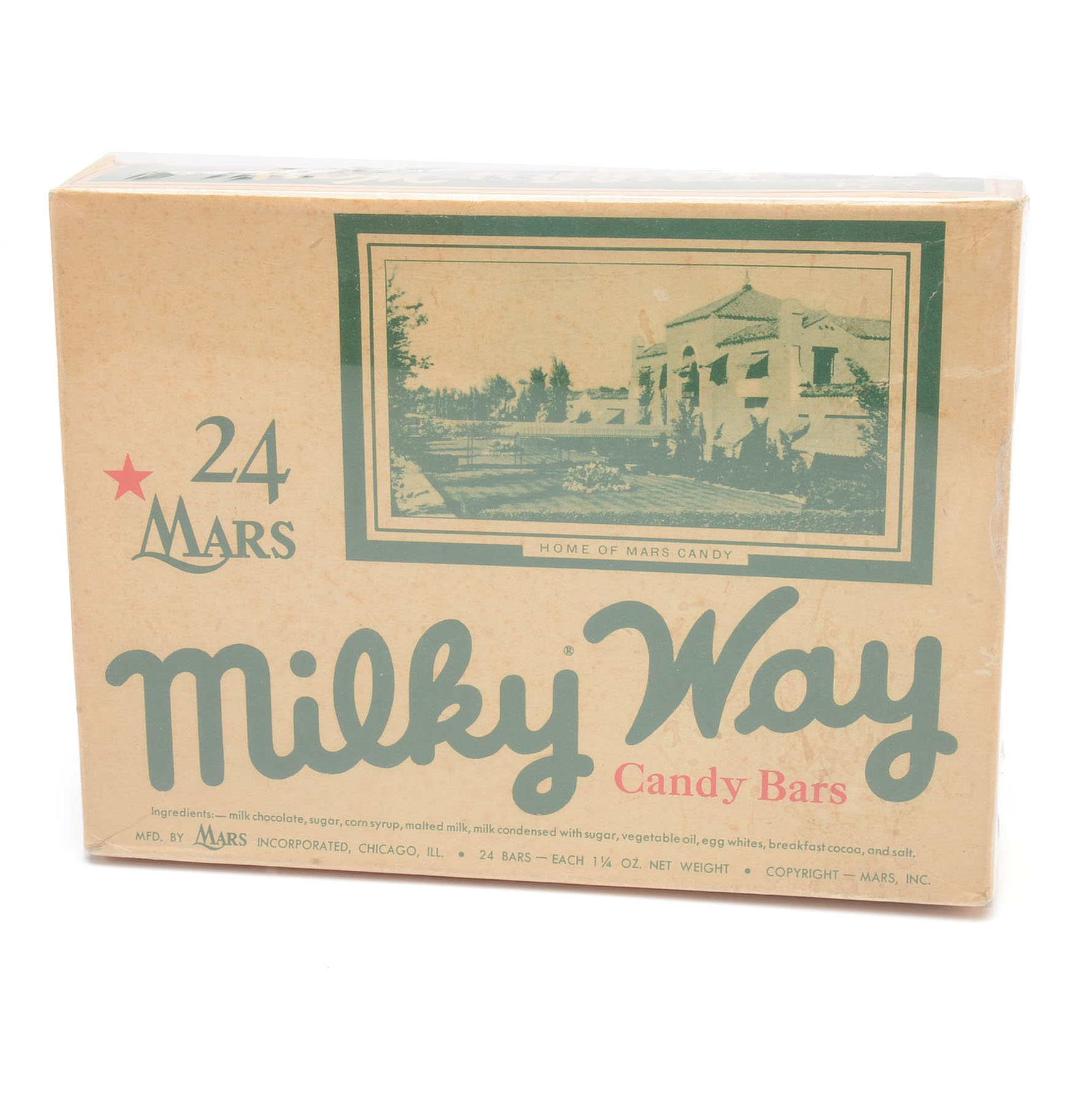 Three Vintage Milky Way Candy Boxes