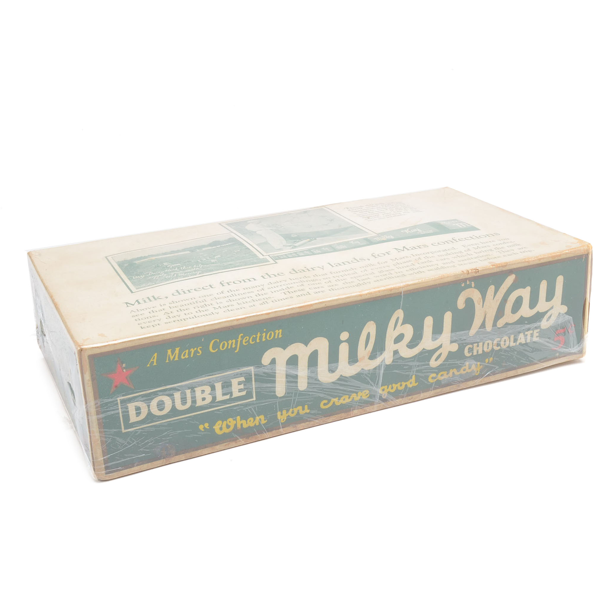 Three Vintage Milky Way Candy Boxes