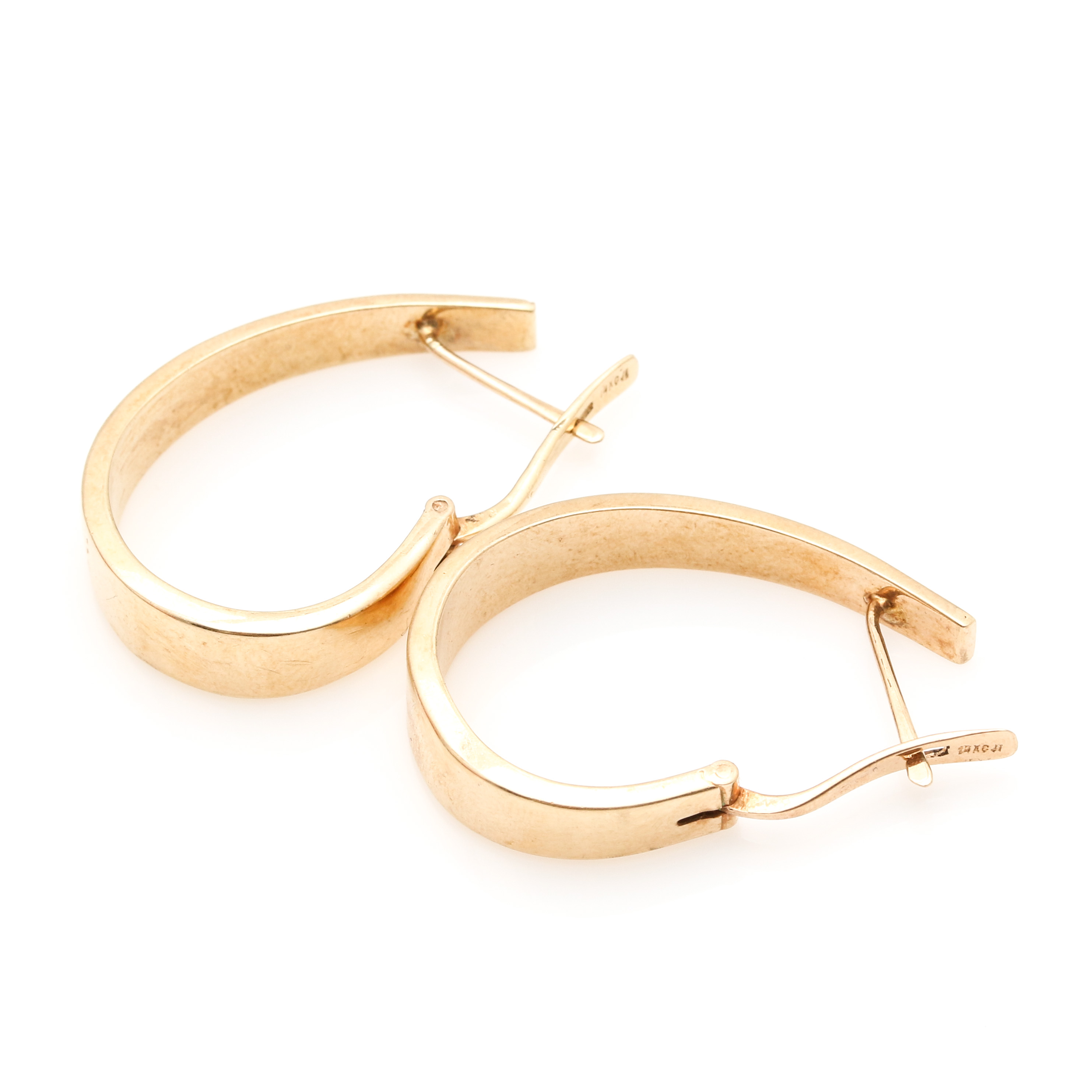 14K Yellow Gold Drop Earrings