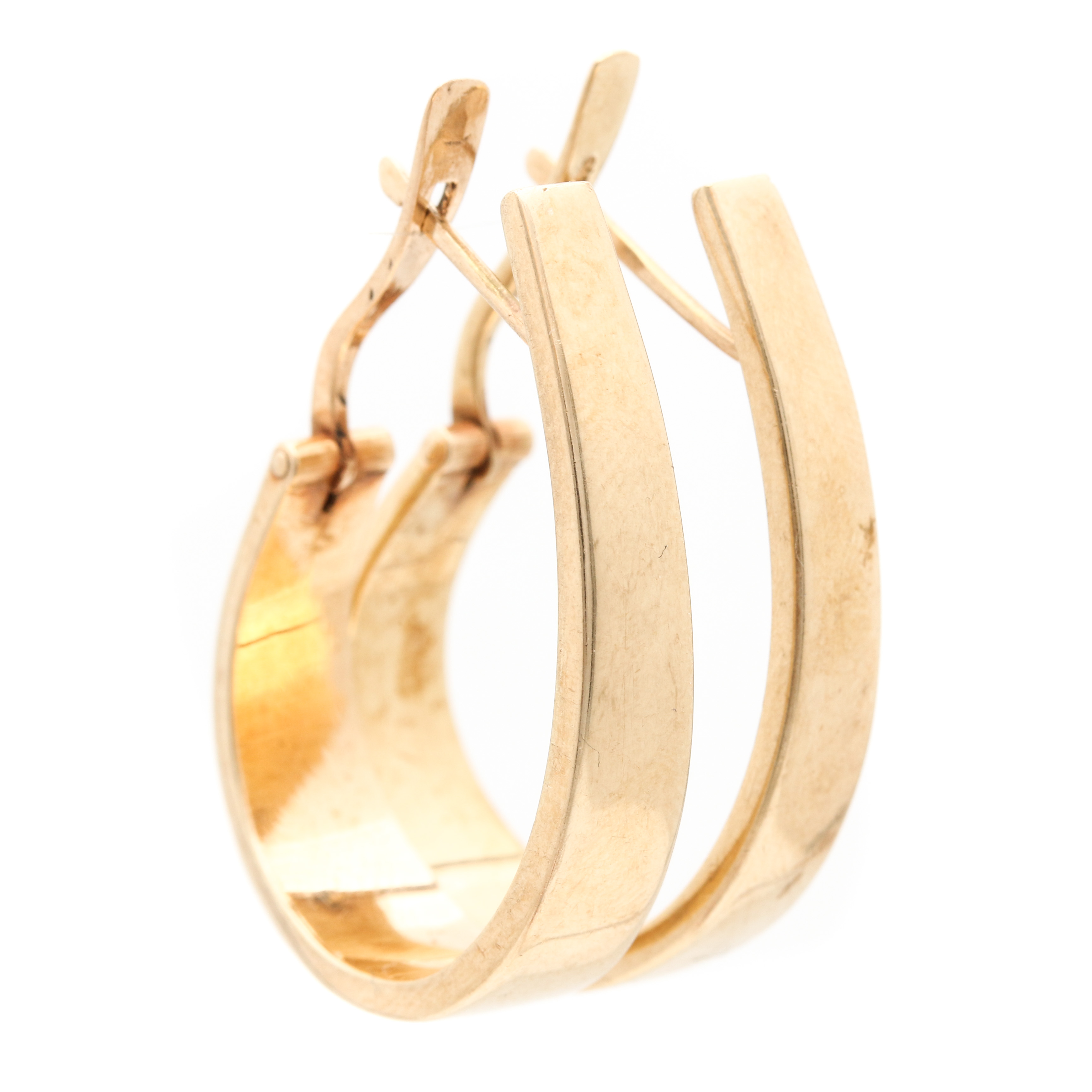 14K Yellow Gold Drop Earrings