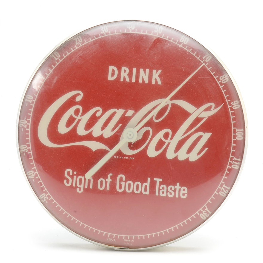 1950s Coca-Cola Thermometer