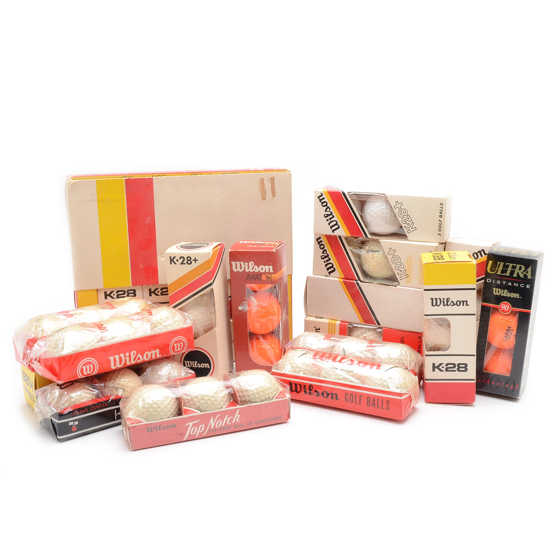 Vintage Wilson Golf Balls in Packages