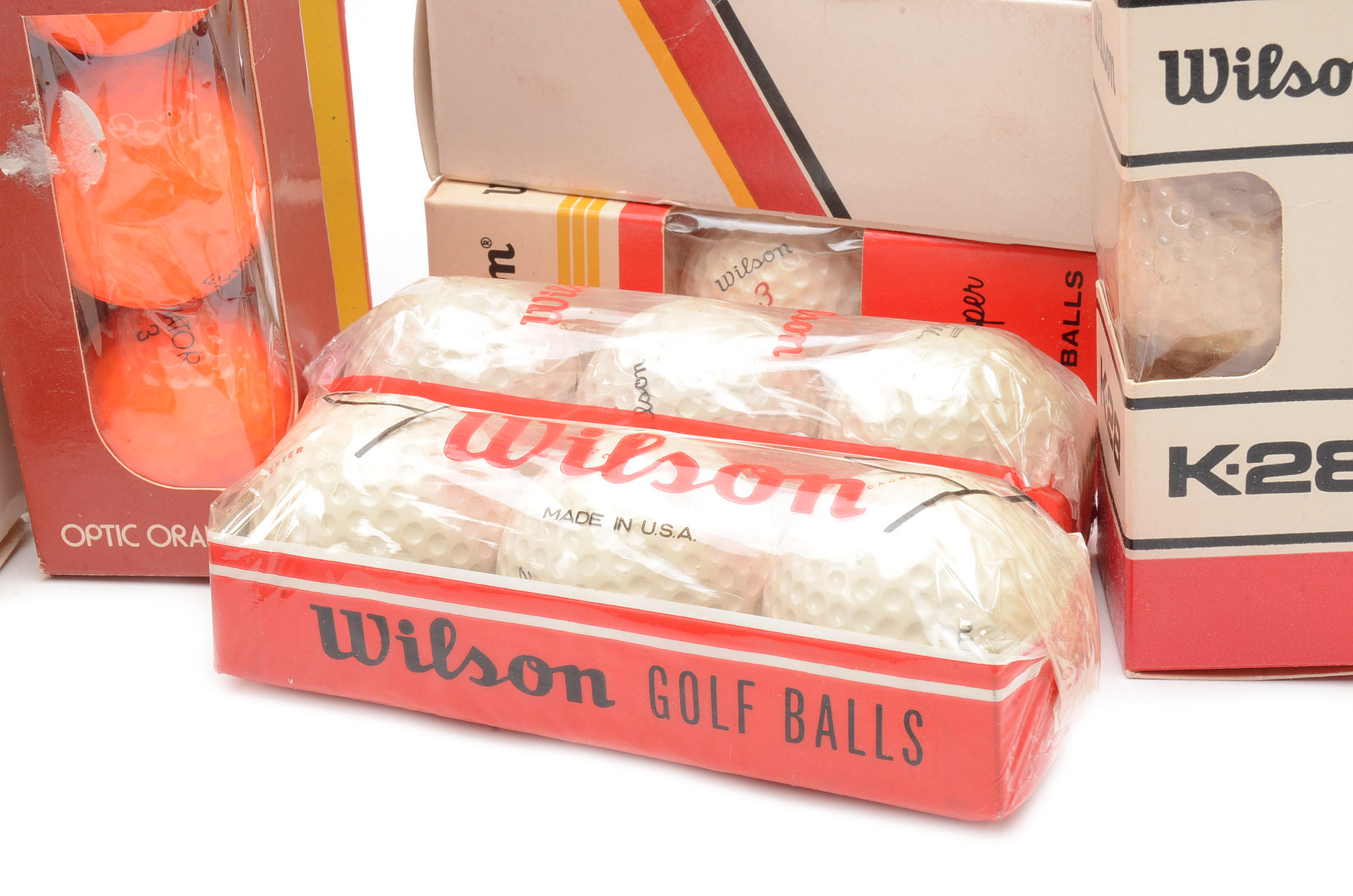 Vintage Wilson Golf Balls in Packages