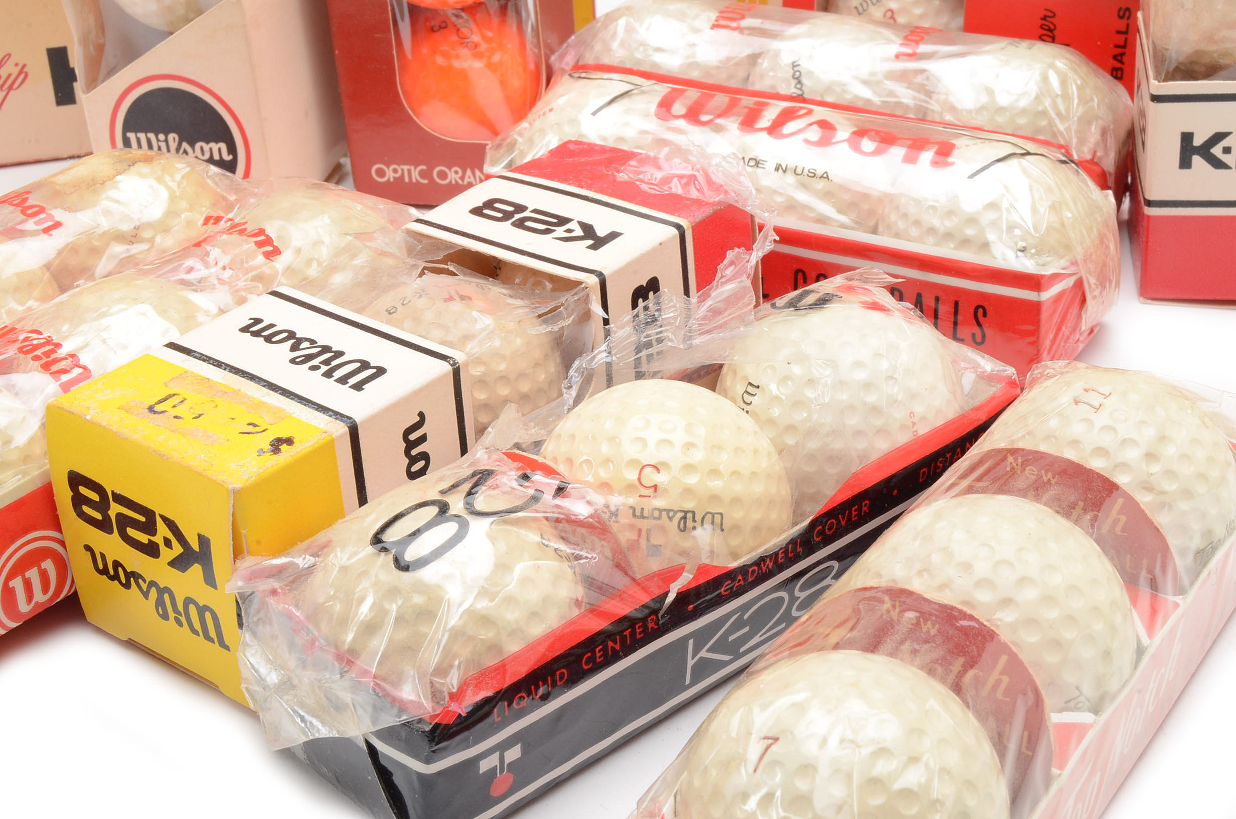 Vintage Wilson Golf Balls in Packages