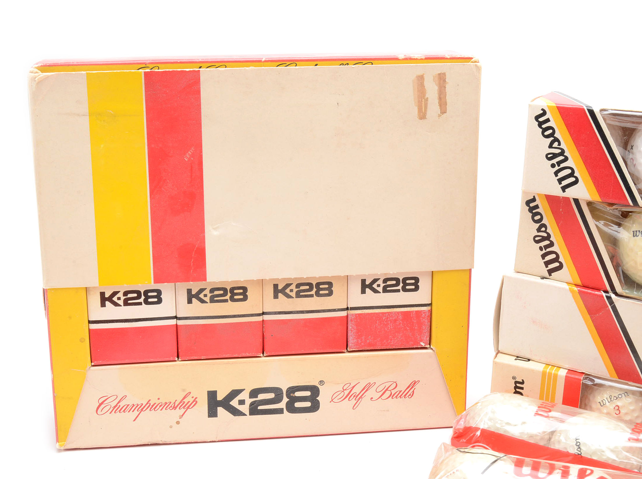 Vintage Wilson Golf Balls in Packages