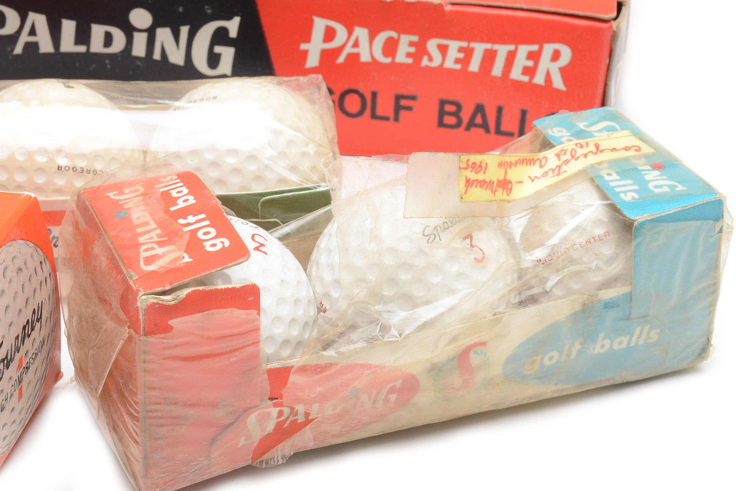 Spalding and MacGregor Golf Balls in Packages