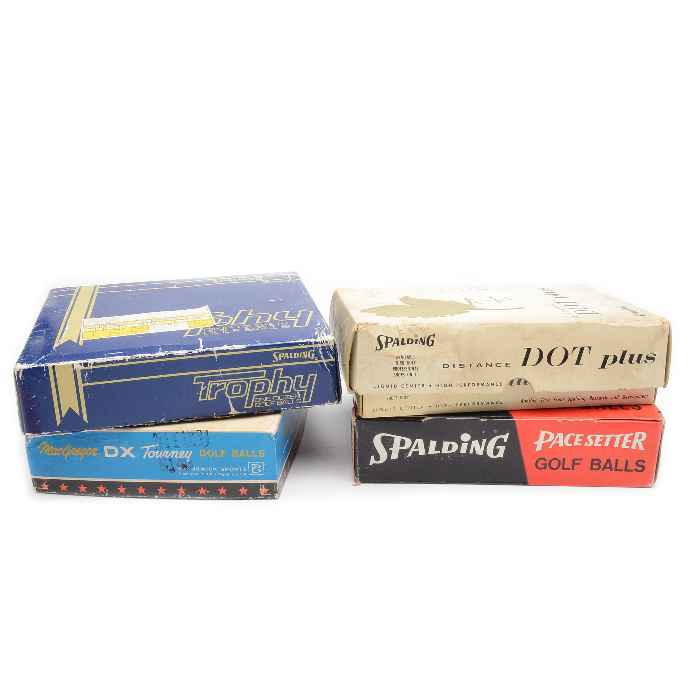 Spalding and MacGregor Golf Balls in Packages