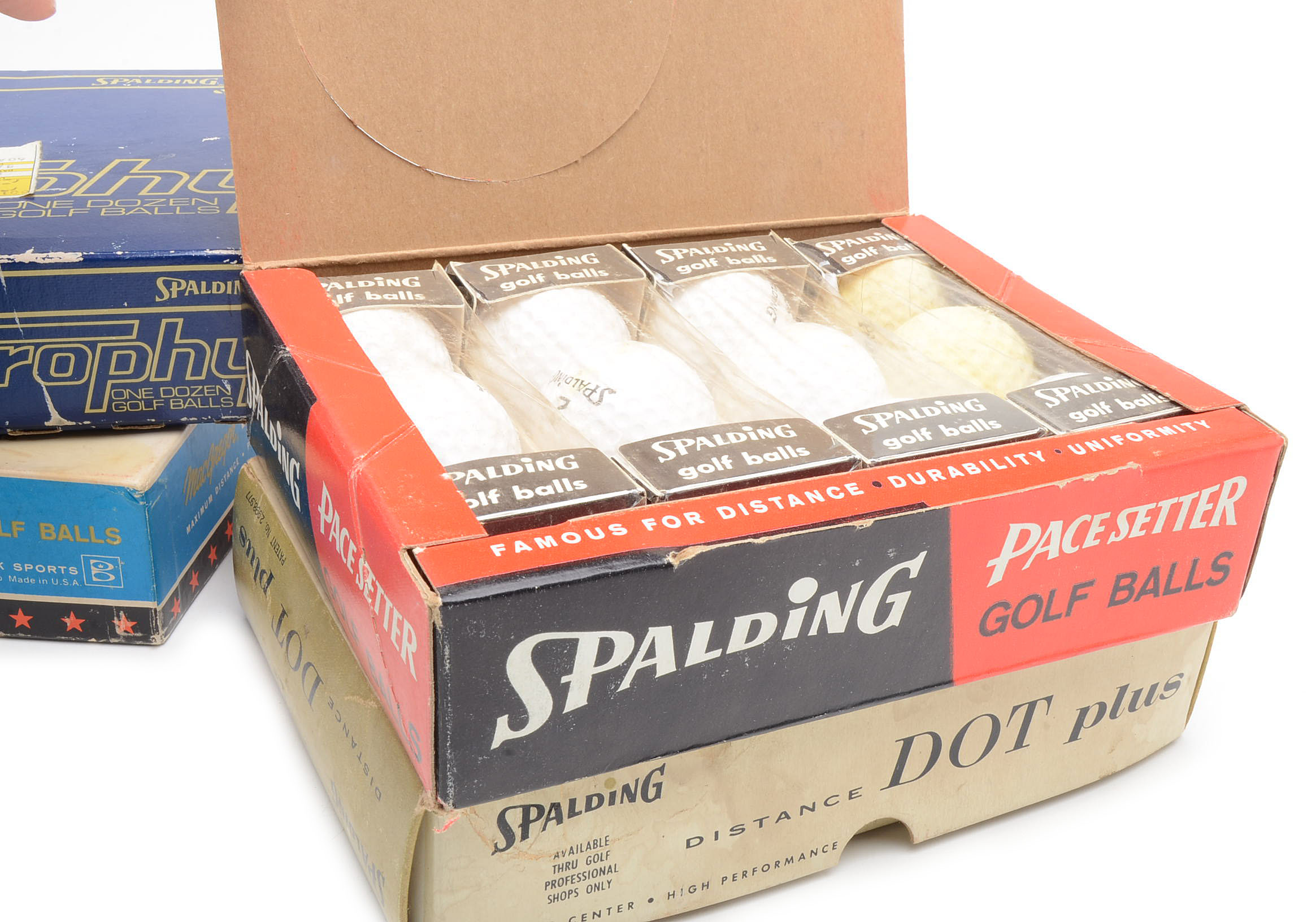 Spalding and MacGregor Golf Balls in Packages