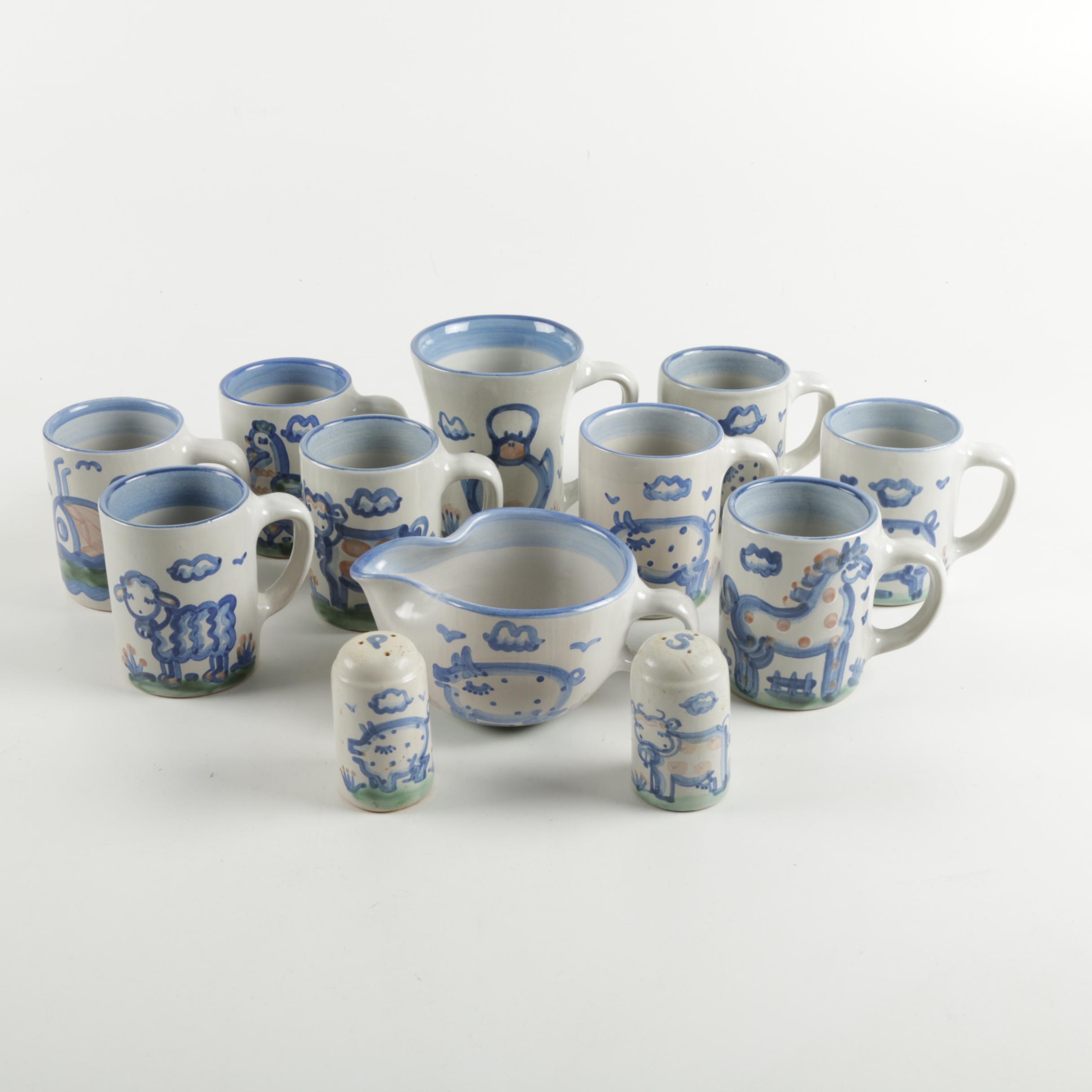 M.A. Hadley Handmade Pottery Tableware