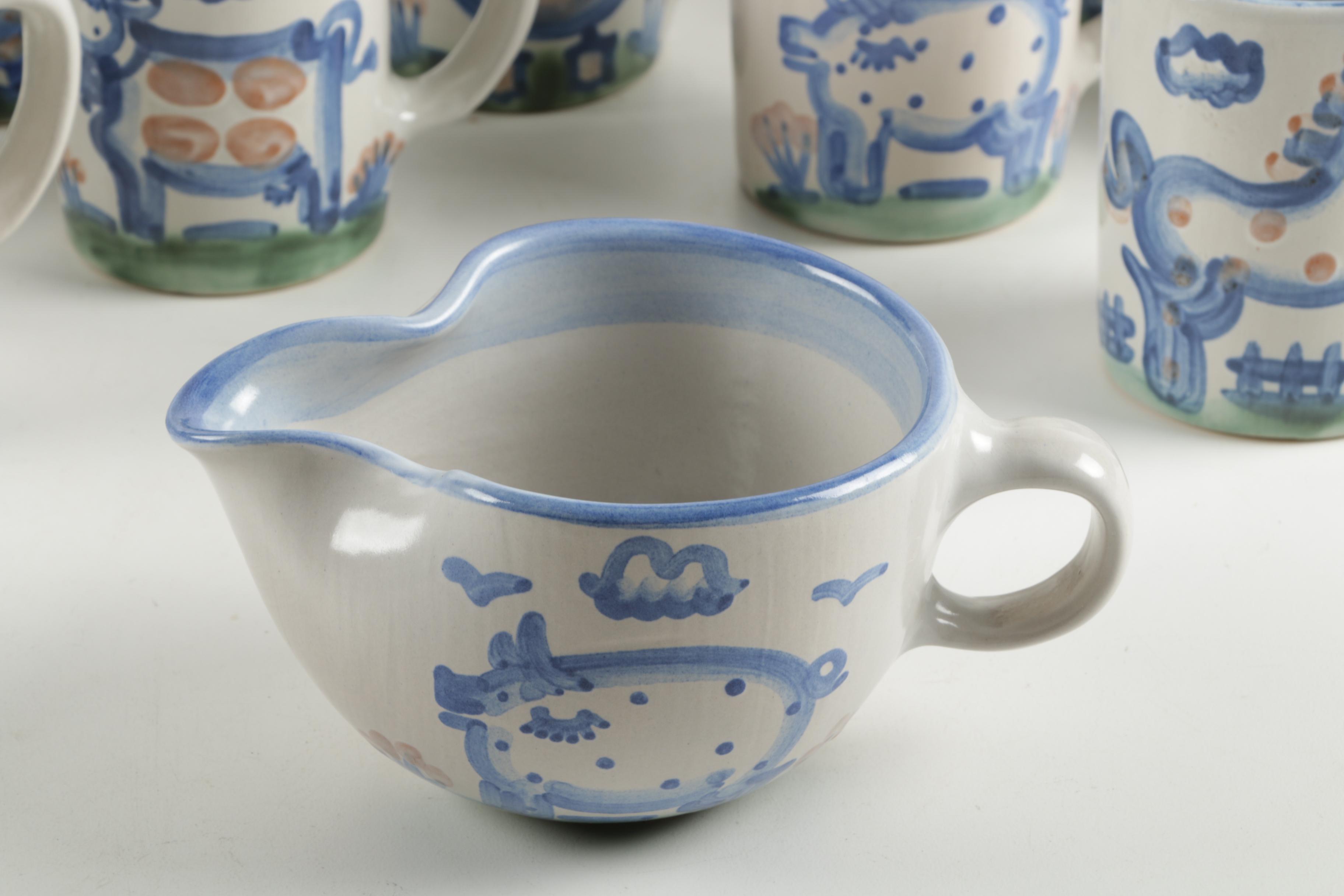 M.A. Hadley Handmade Pottery Tableware