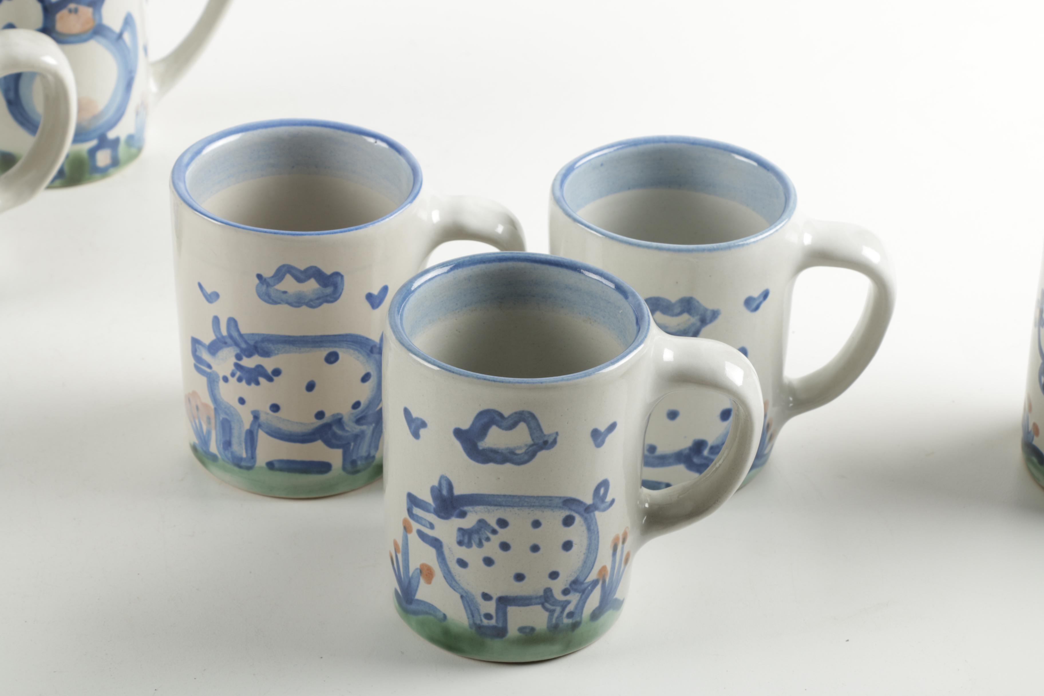 M.A. Hadley Handmade Pottery Tableware