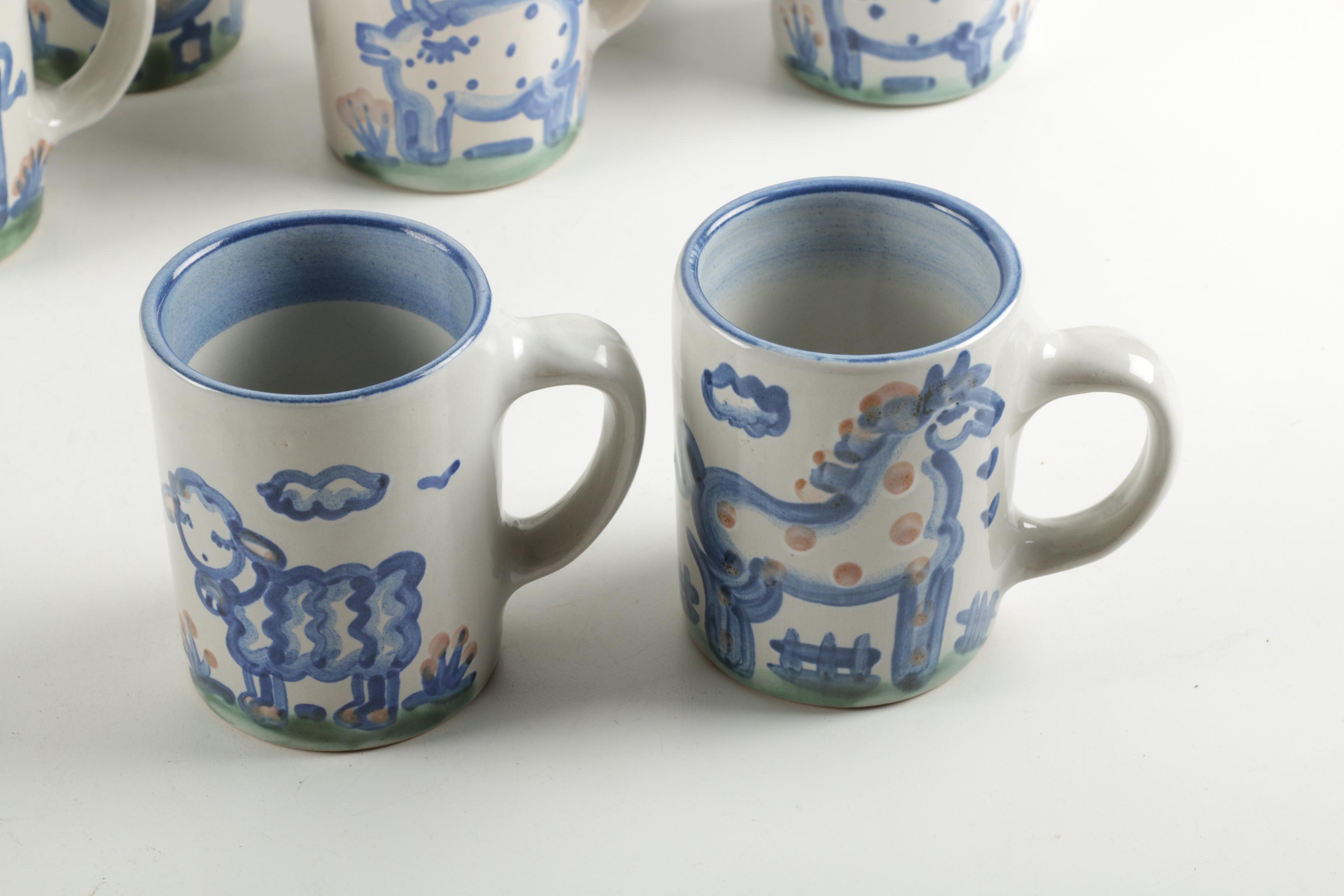 M.A. Hadley Handmade Pottery Tableware