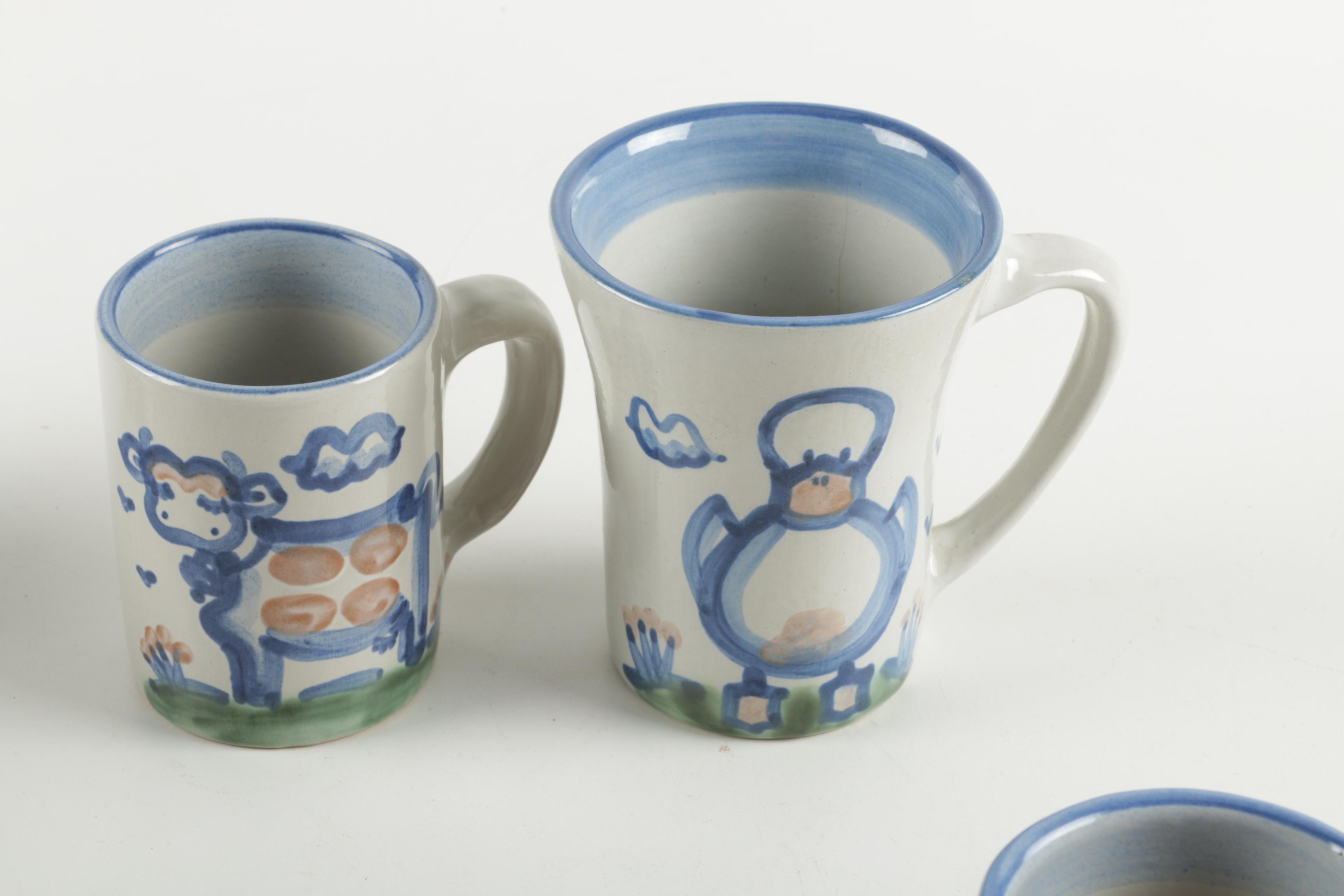 M.A. Hadley Handmade Pottery Tableware