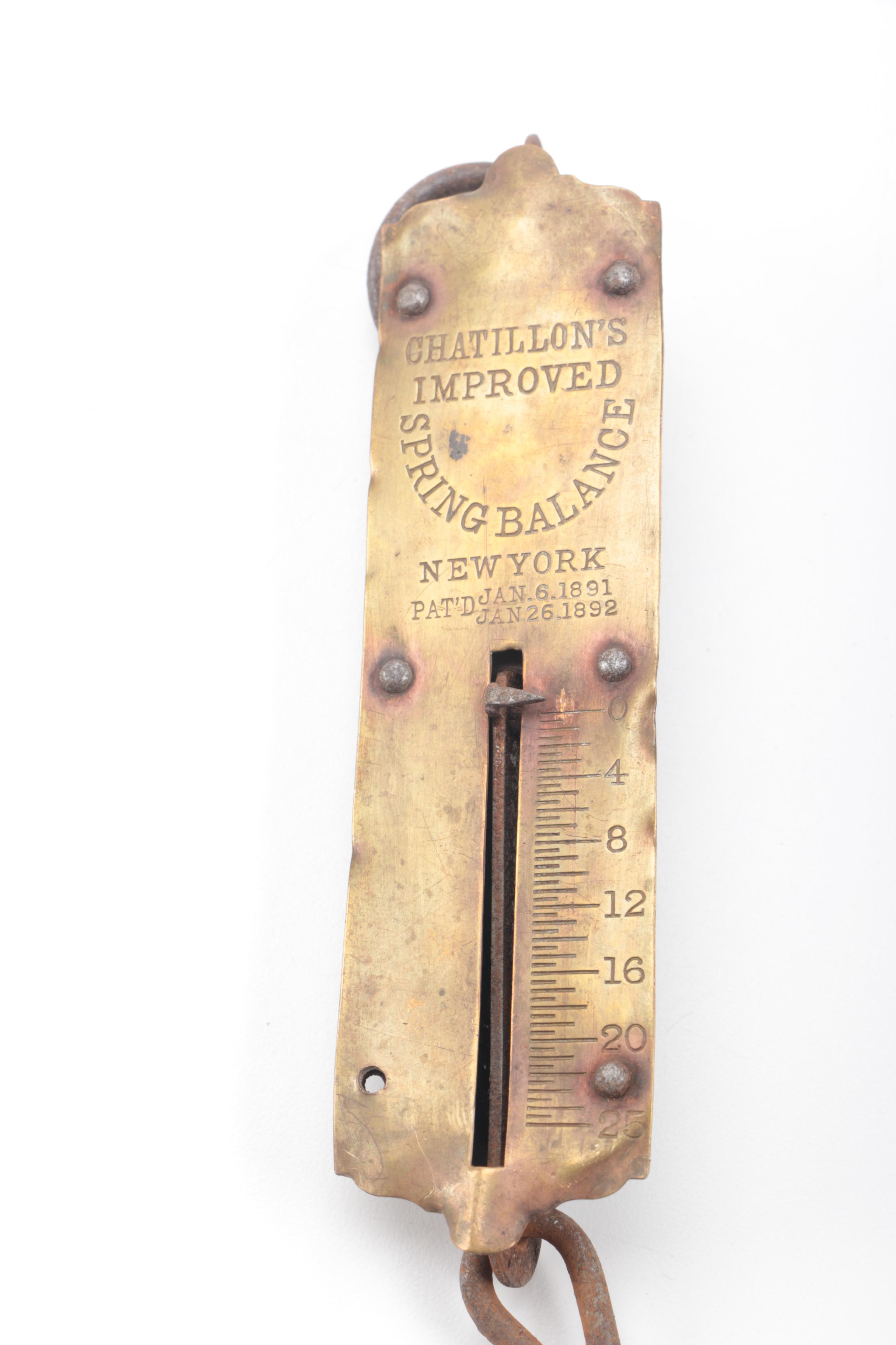 Four Spring Balance Scales