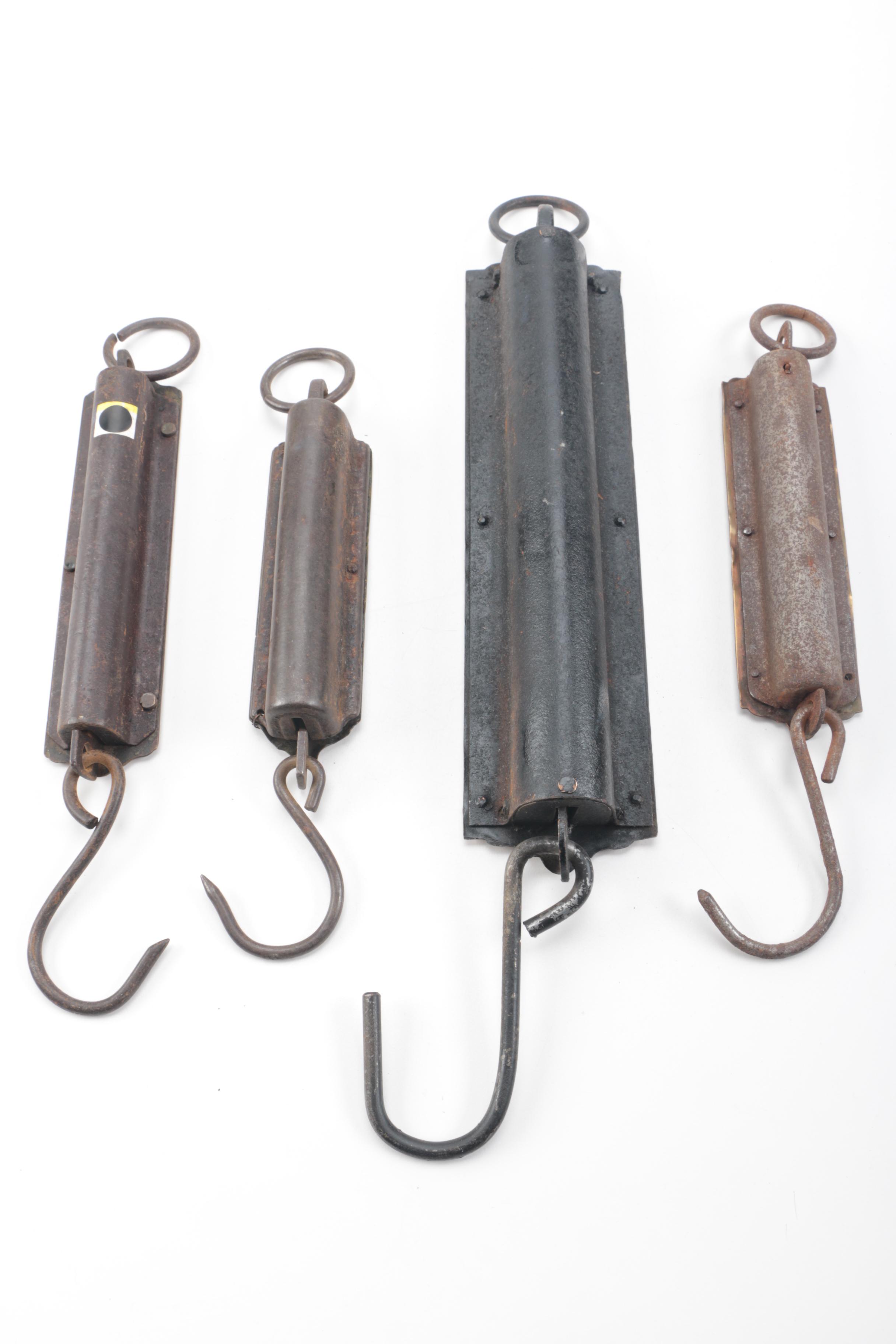Four Spring Balance Scales