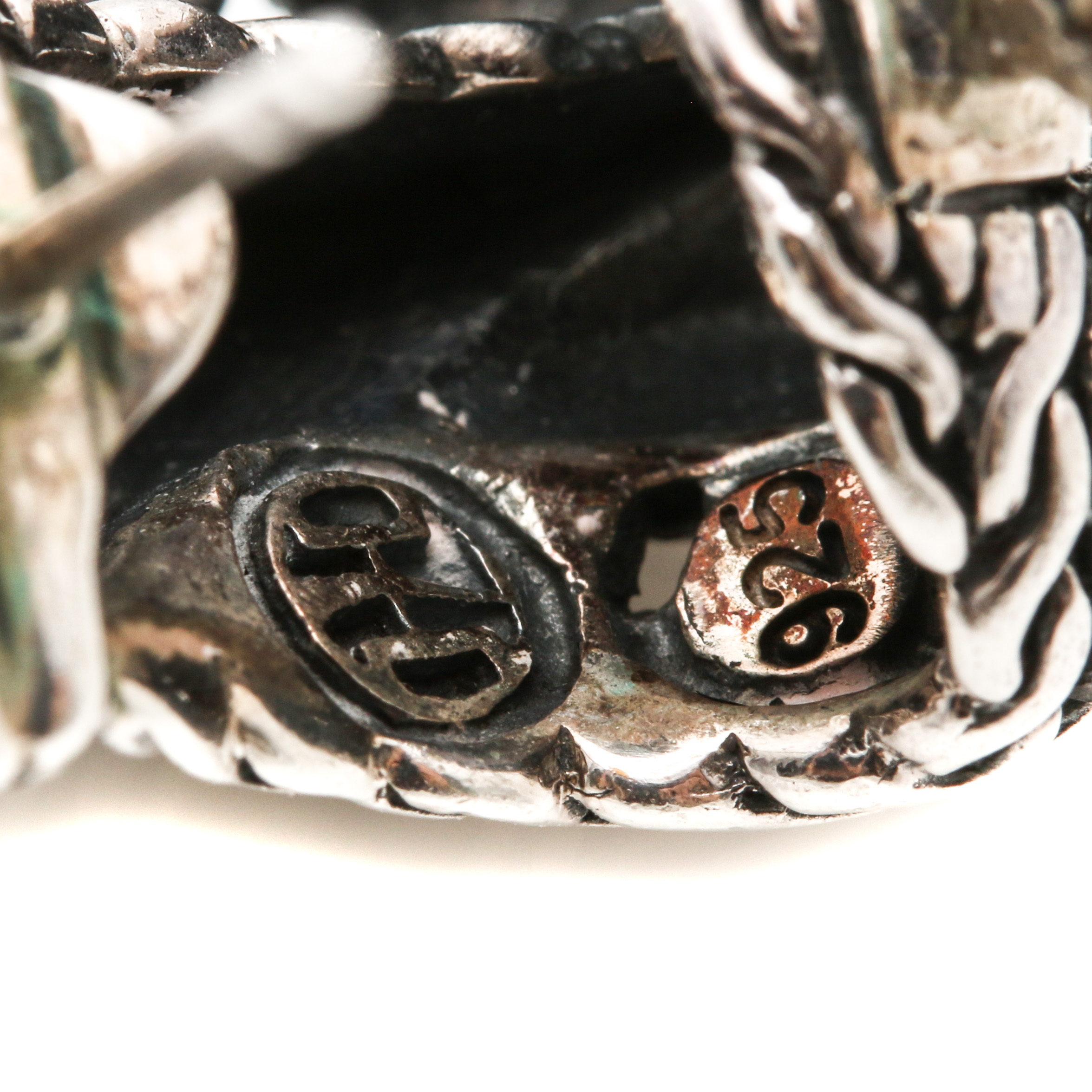 John Hardy Sterling Silver Half Hoop Earrings