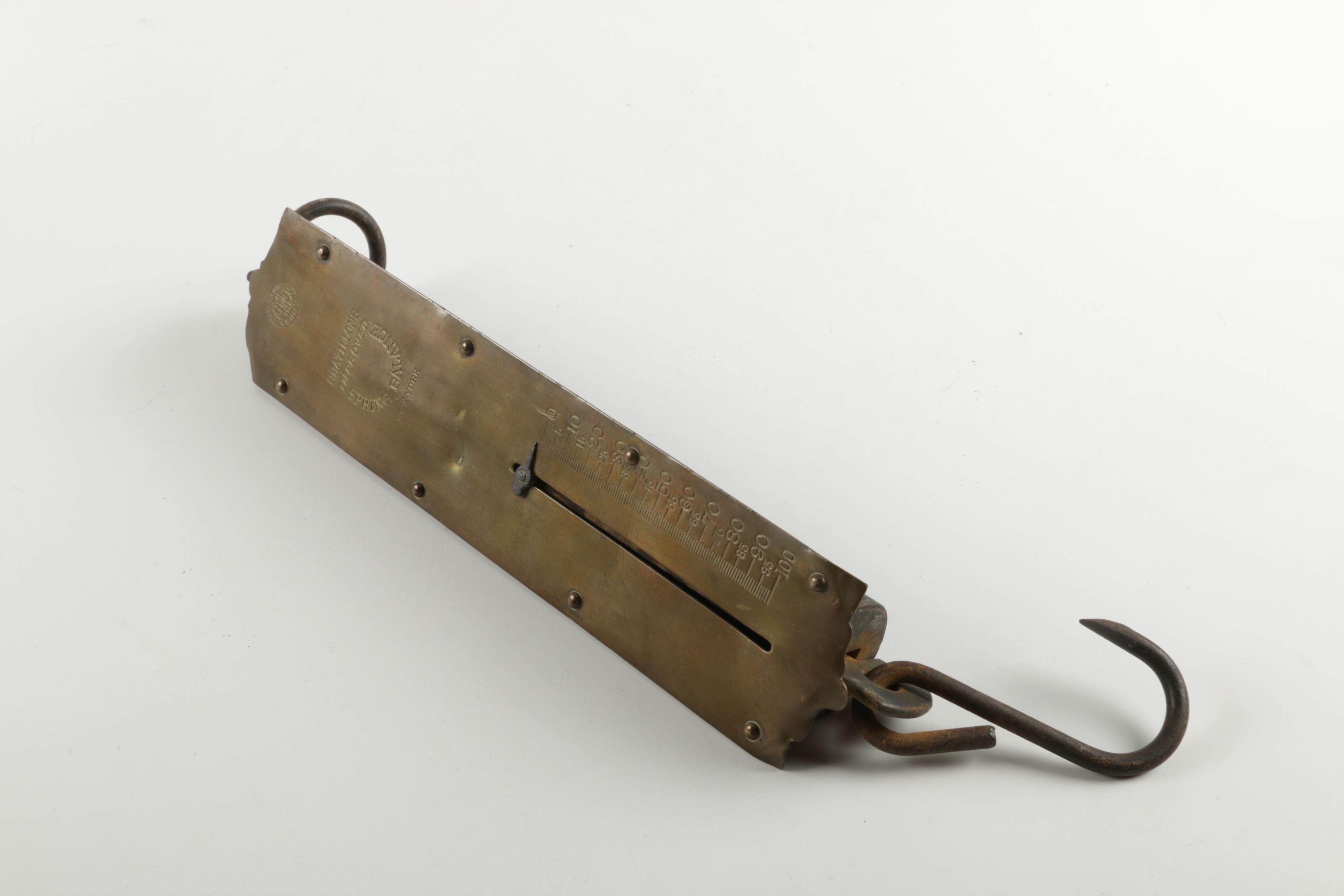 Three Spring Balance Scales