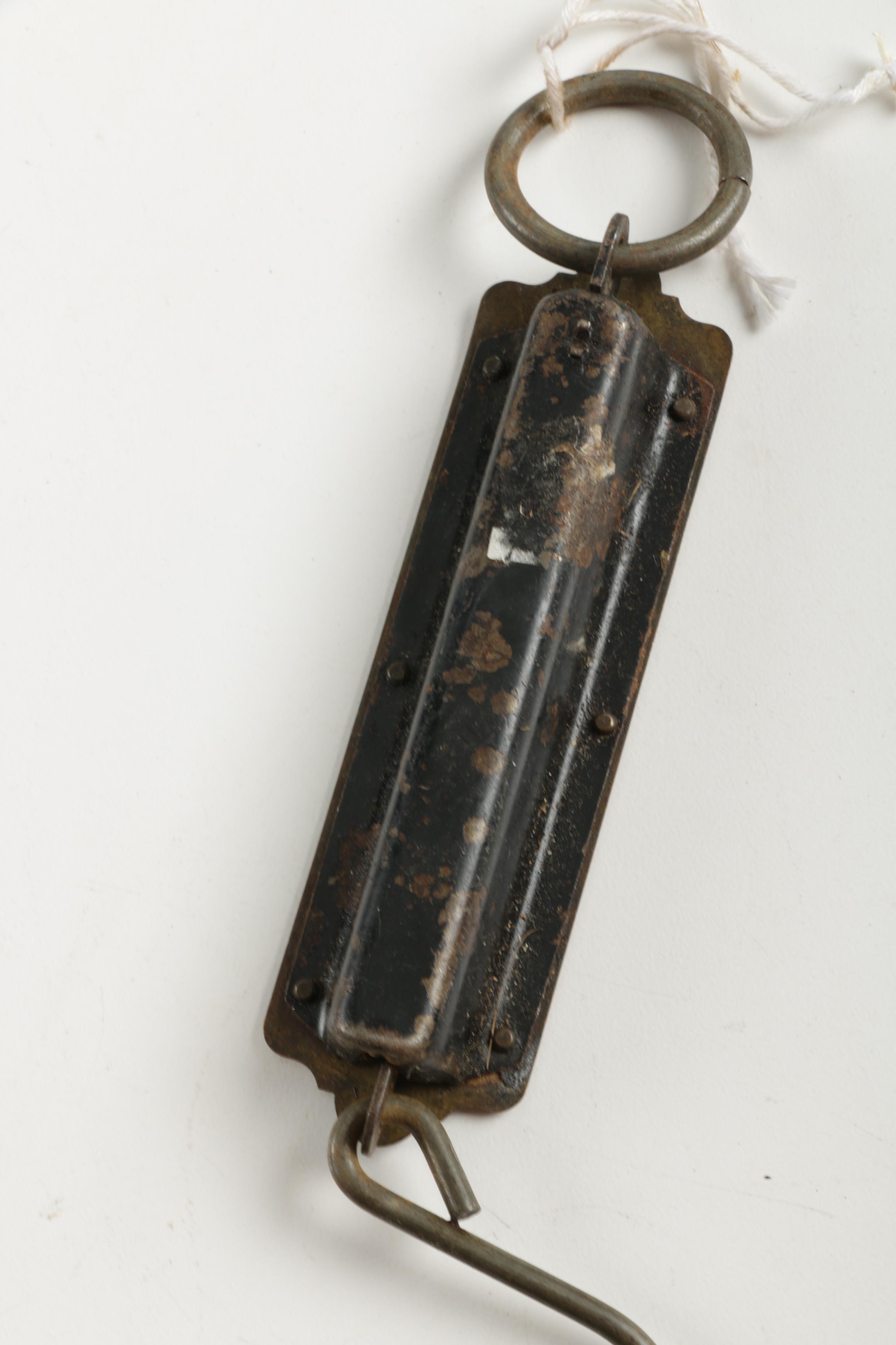 Three Spring Balance Scales