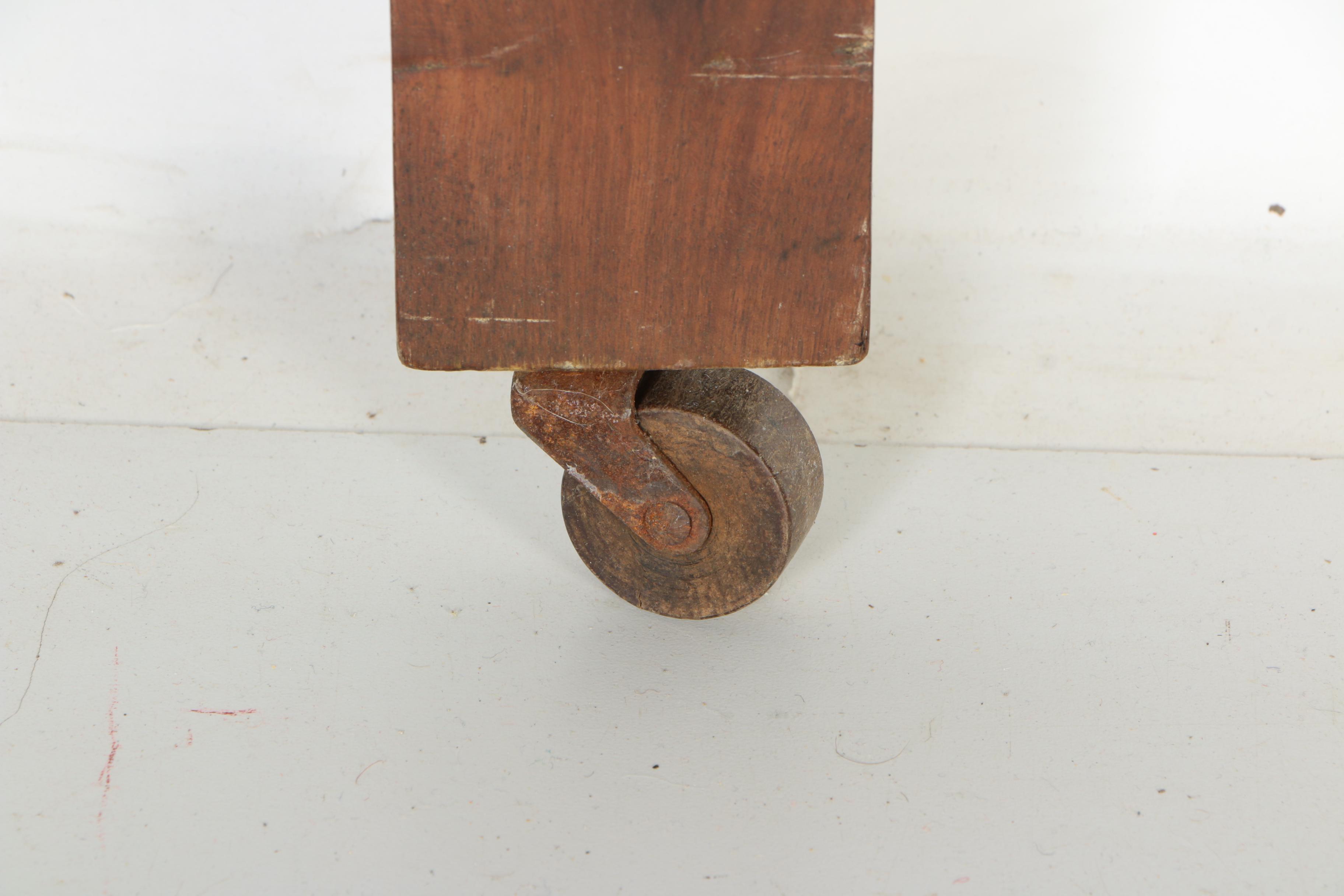 Antique Eastlake Walnut Twin Bed Headboard