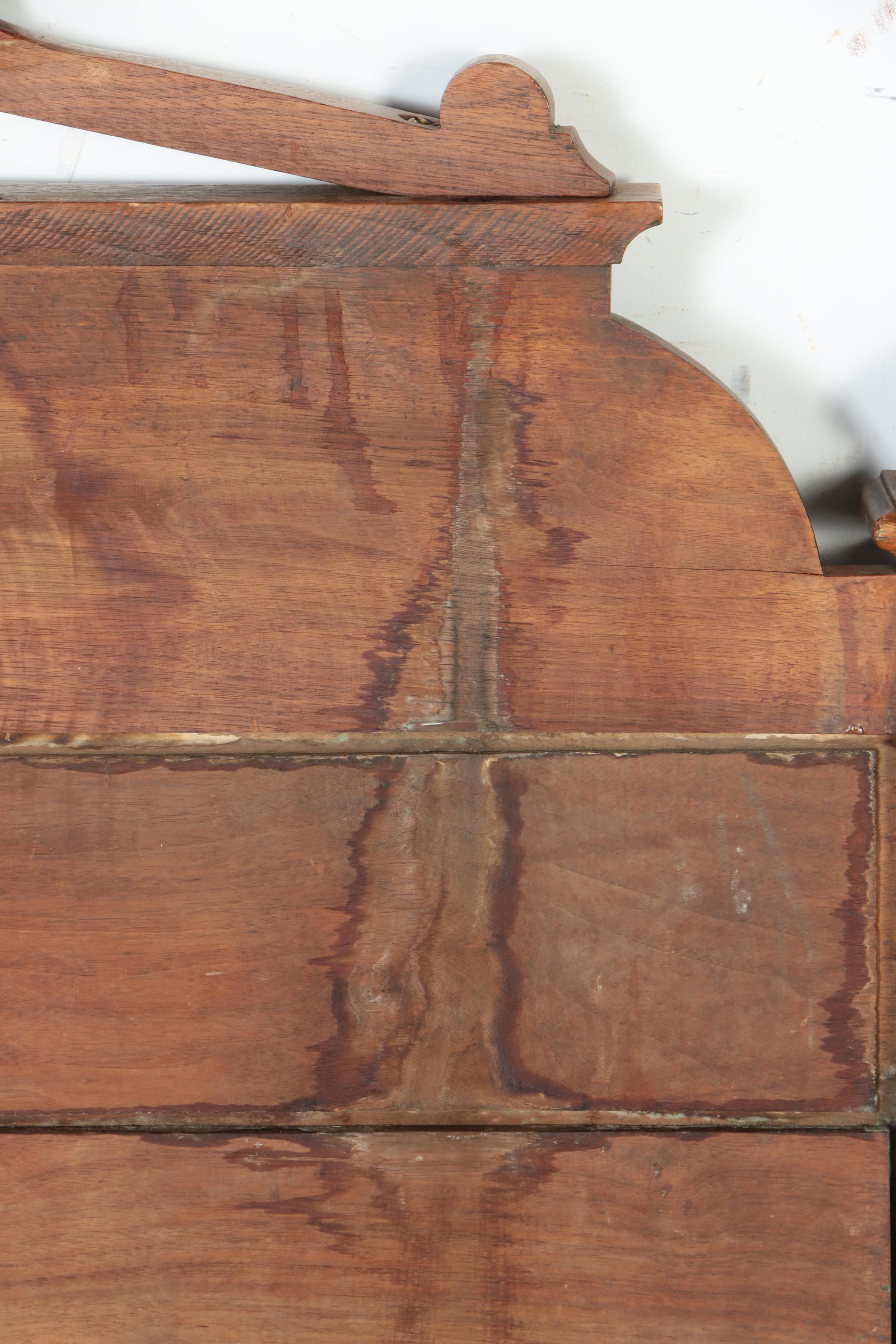 Antique Eastlake Walnut Twin Bed Headboard