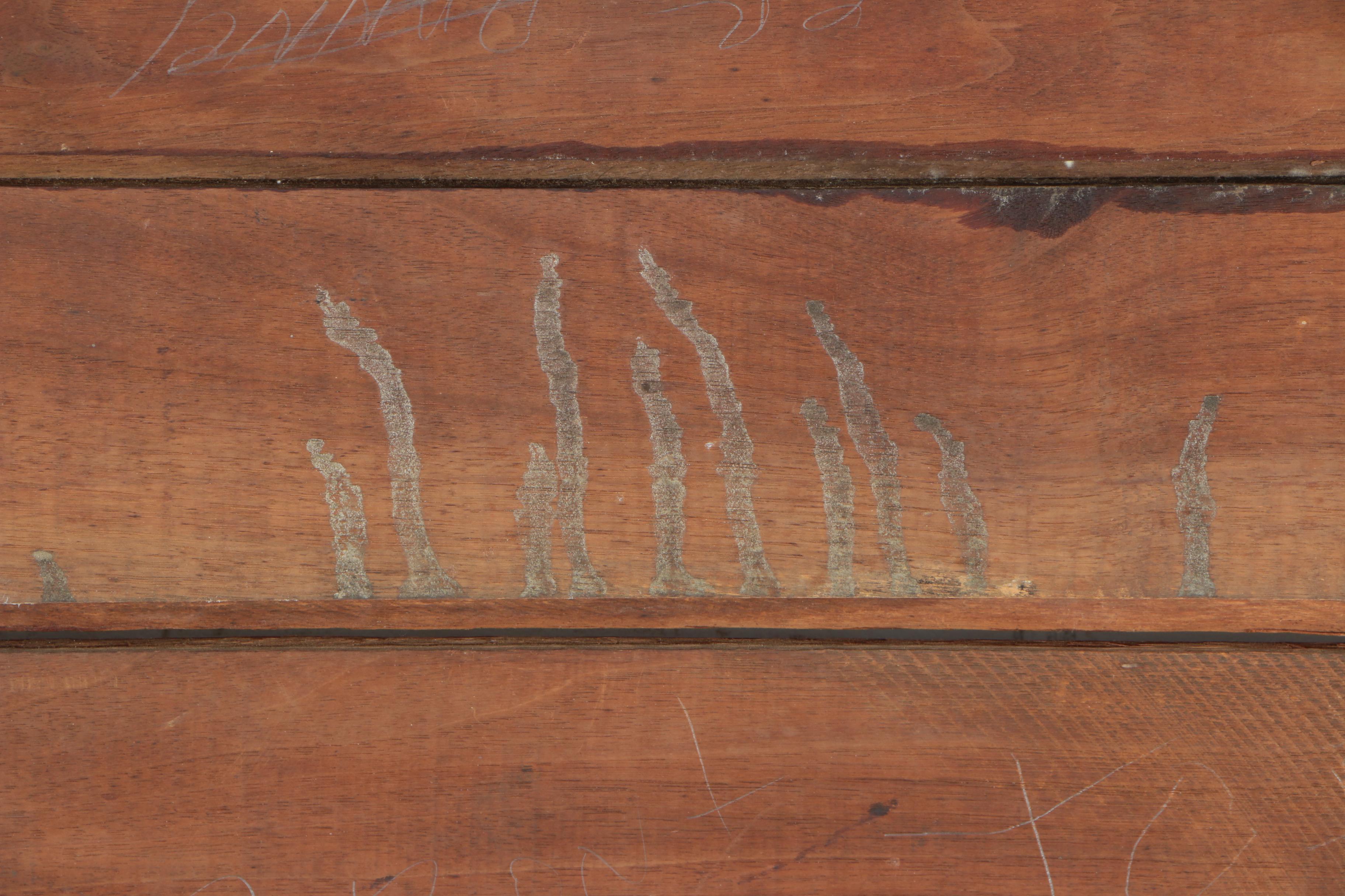 Antique Eastlake Walnut Twin Bed Headboard