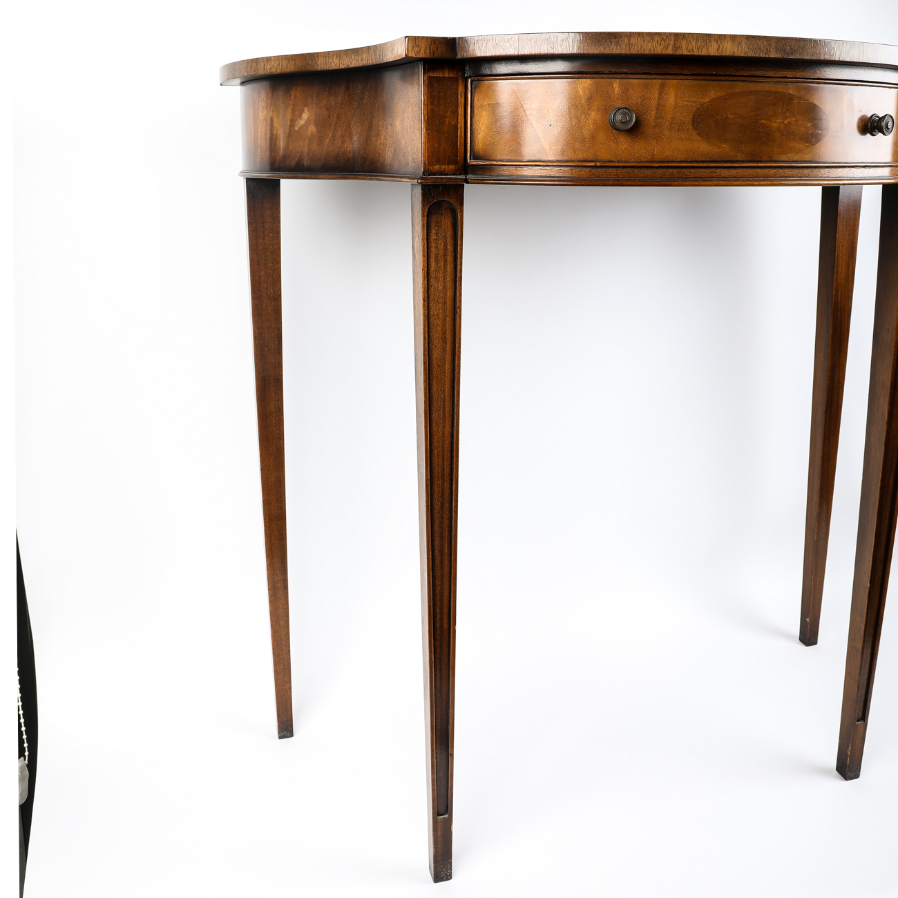 Vintage Demilune Side Table by Rackstraw Furniture