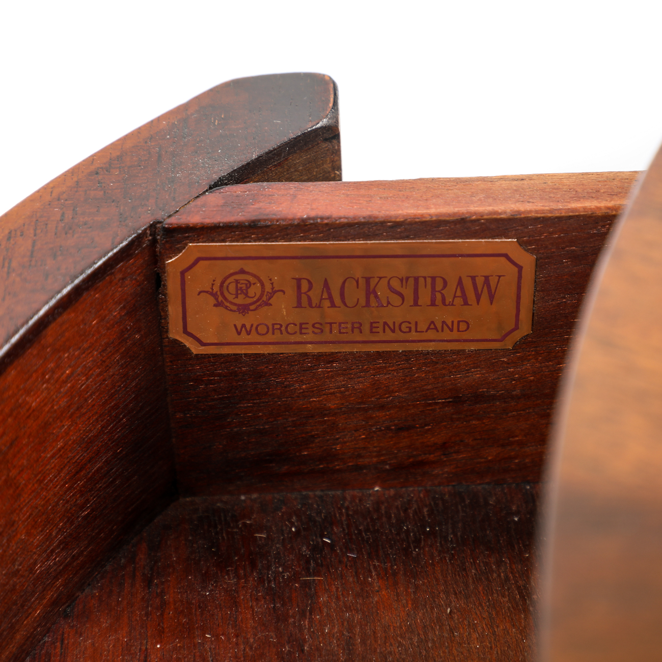 Vintage Demilune Side Table by Rackstraw Furniture