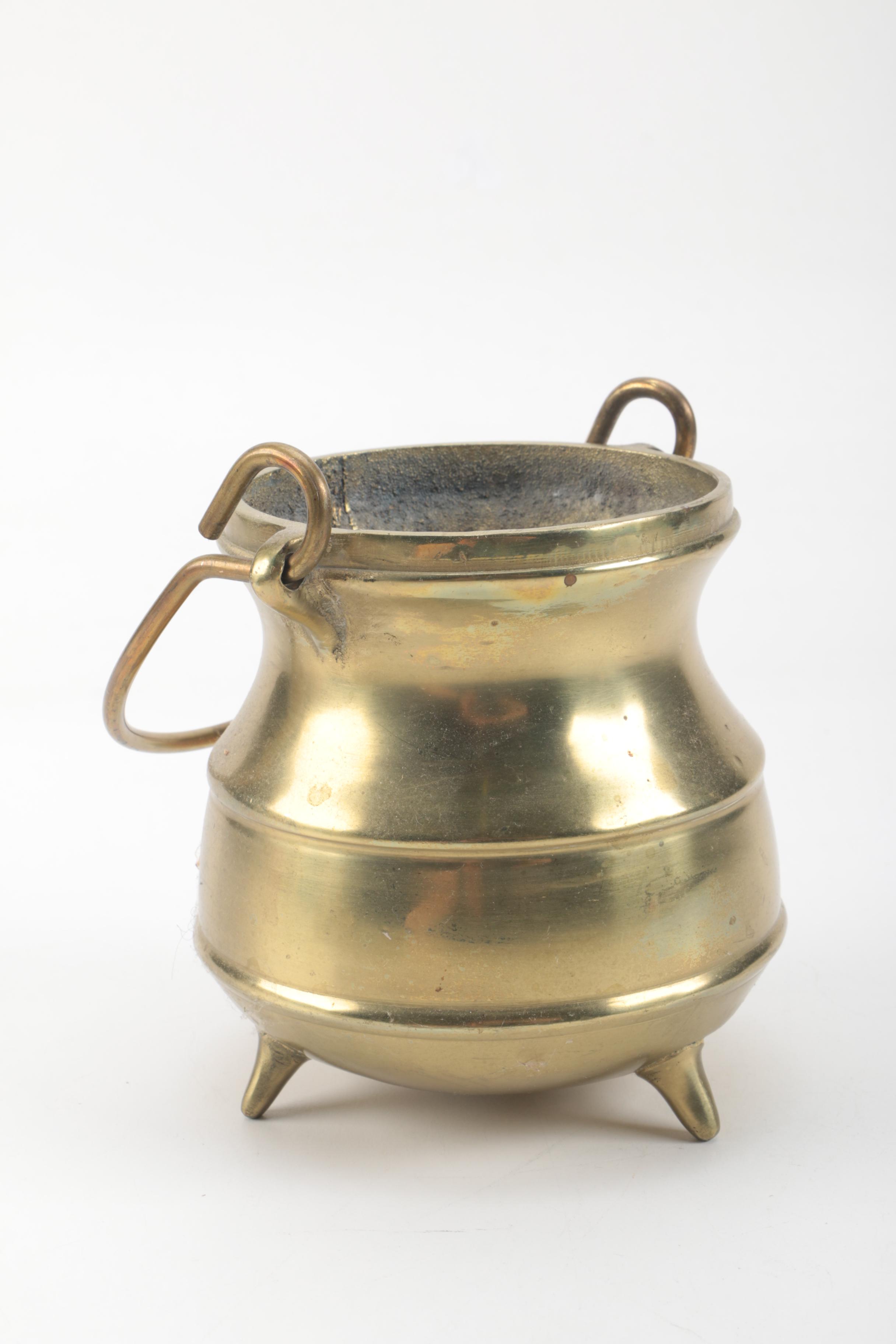 Brass Candles and Figural Decorations