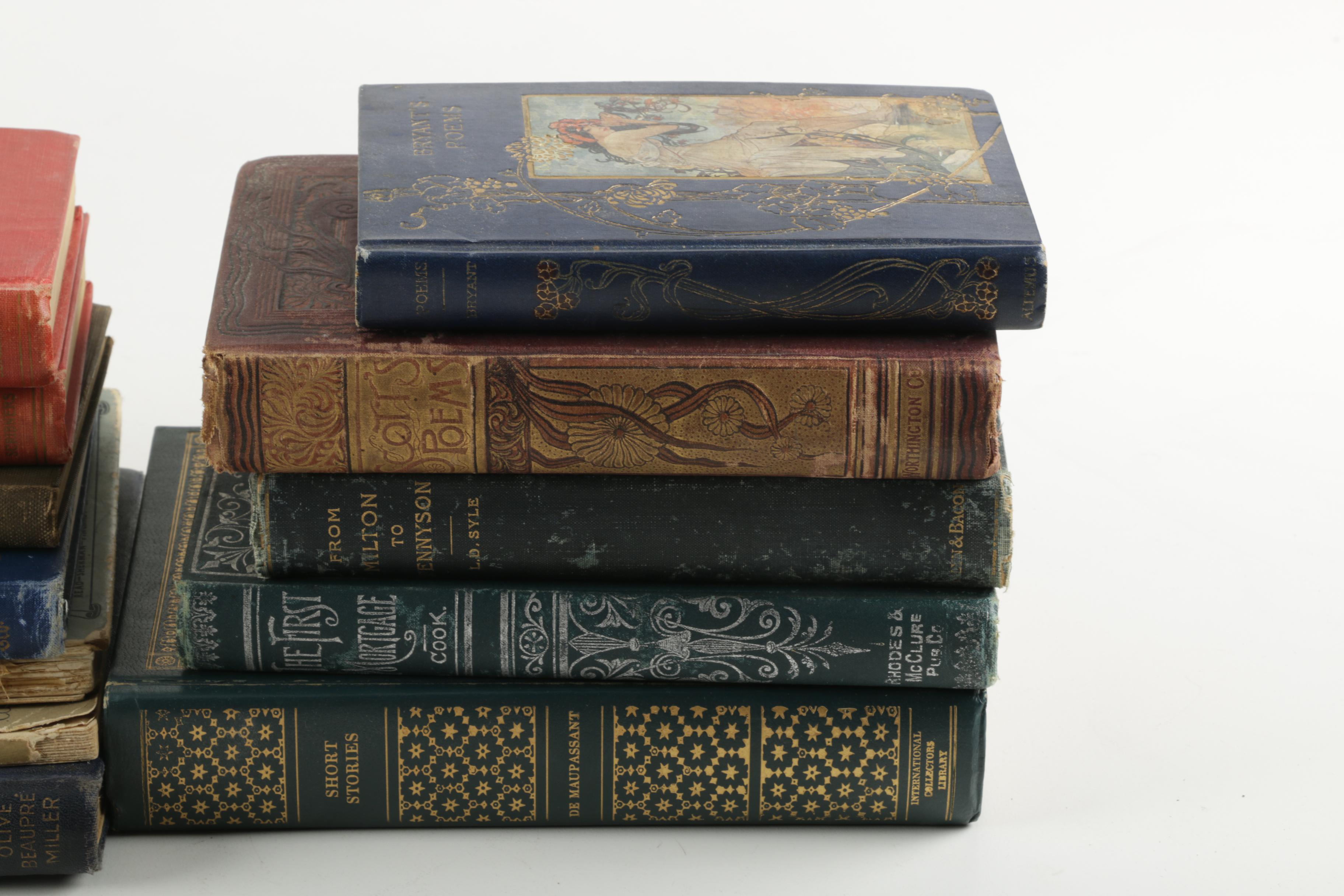 Fiction and Books of Poetry