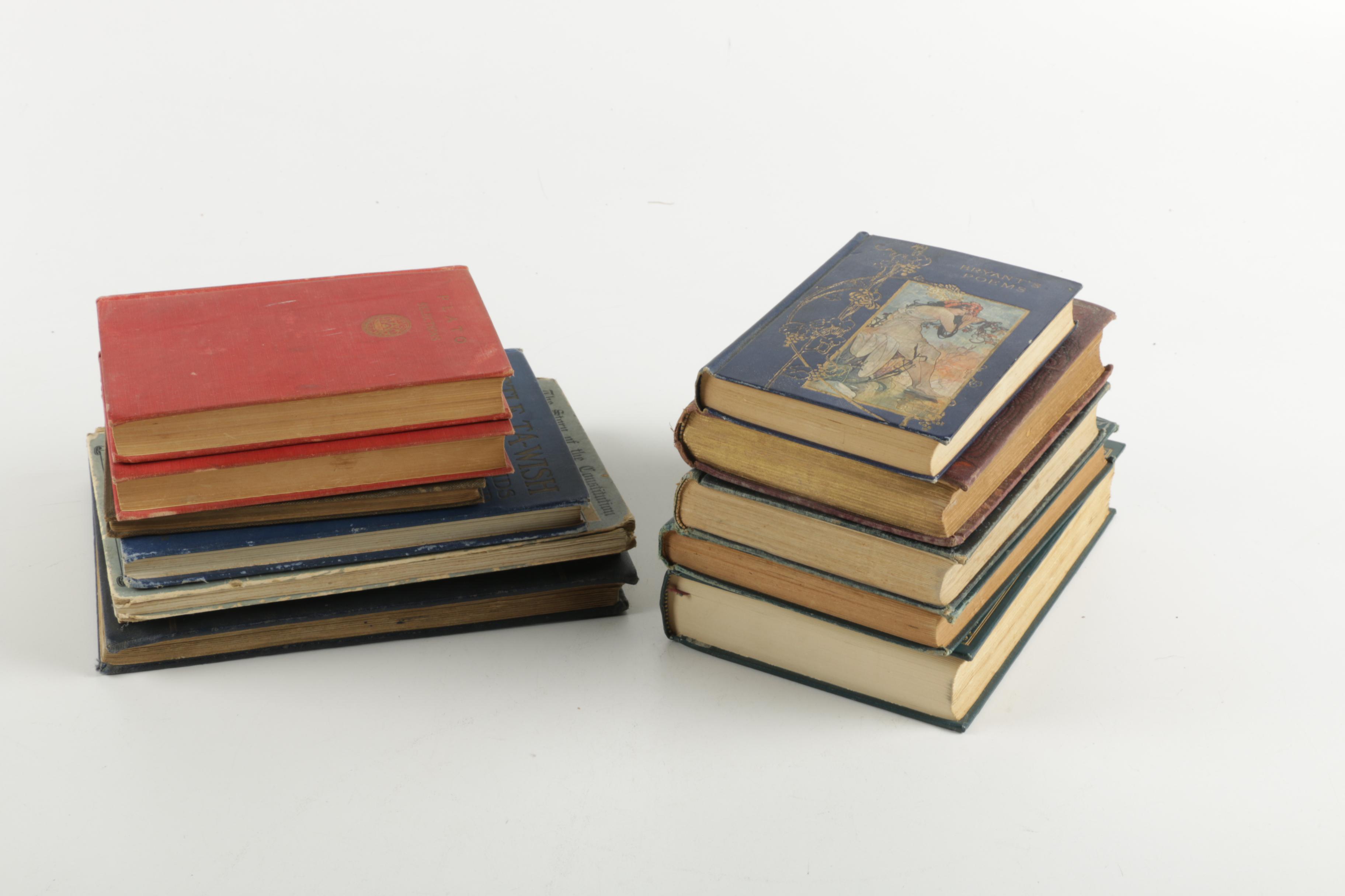 Fiction and Books of Poetry