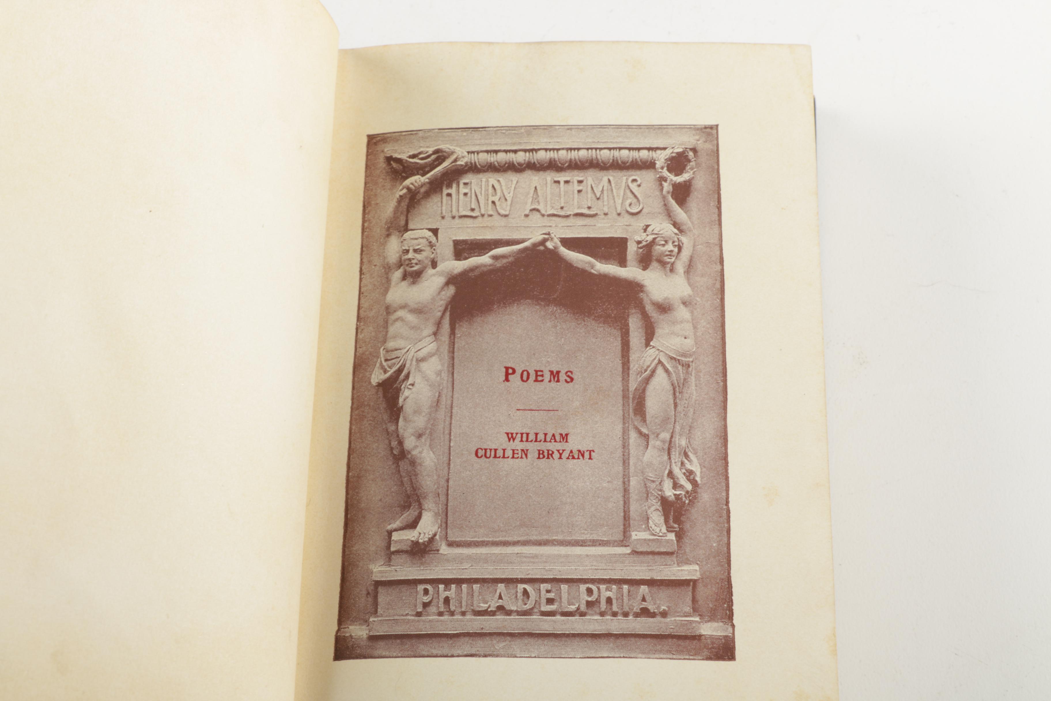 Fiction and Books of Poetry