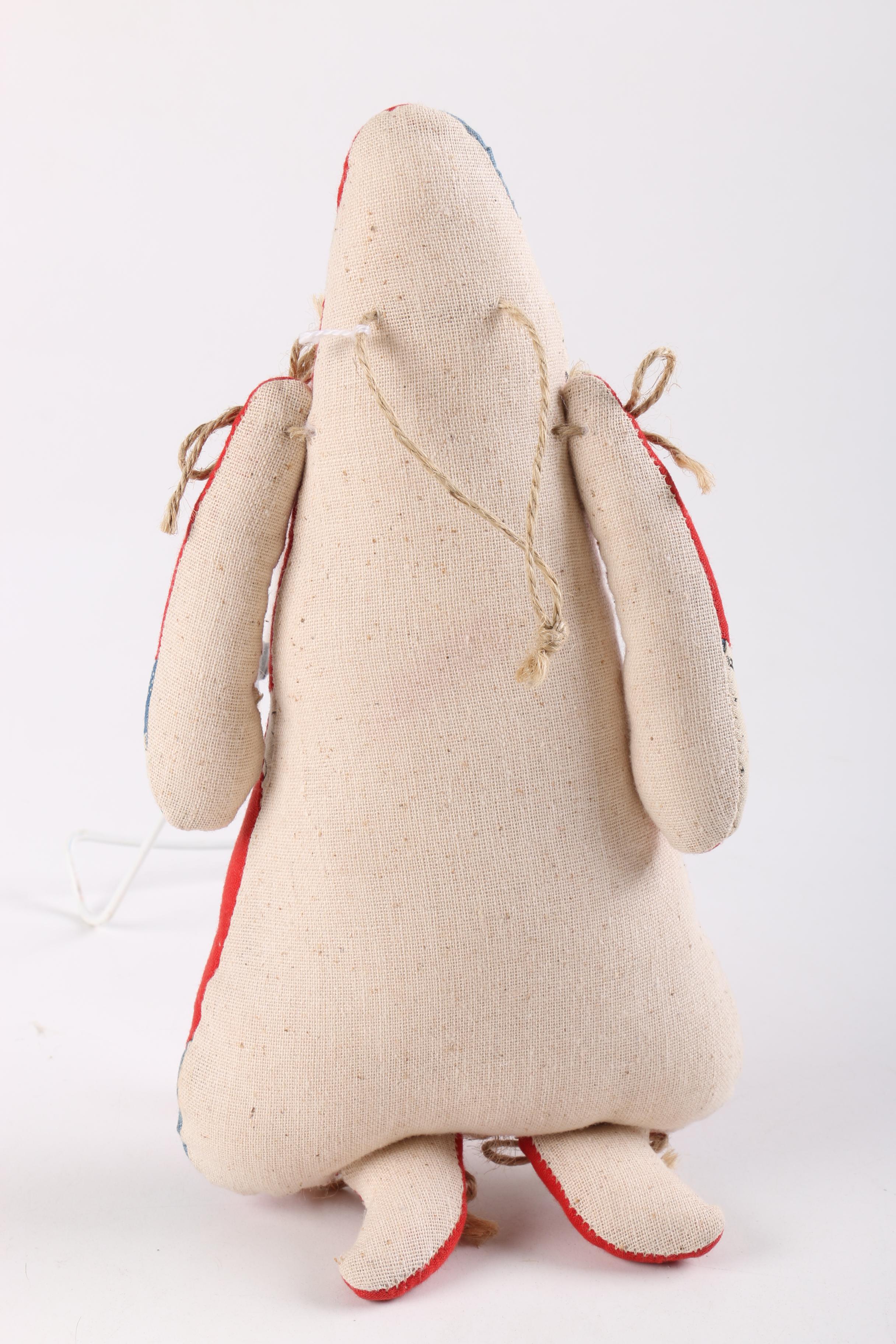 Santa Figurines and Pillow