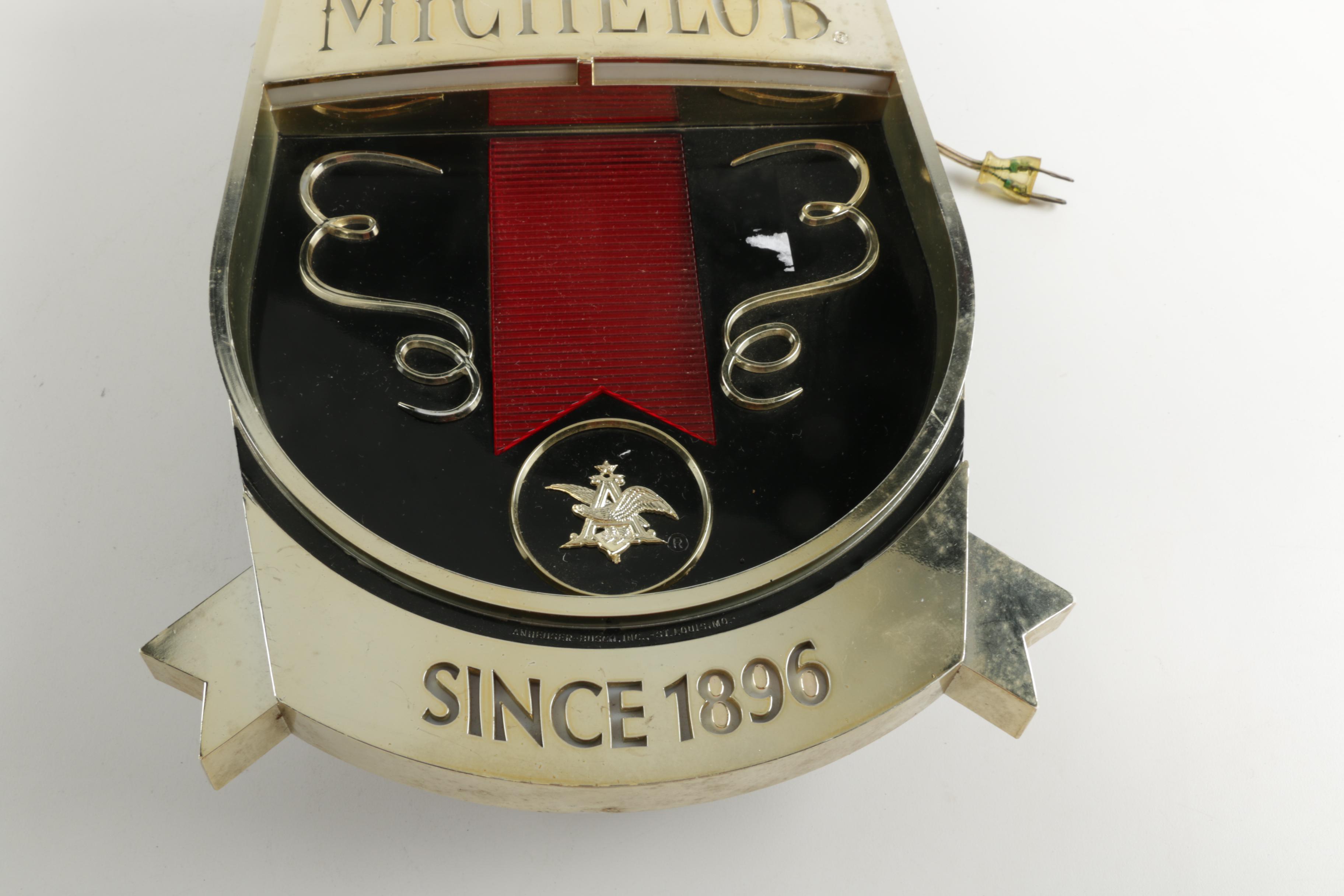 Lighted Michelob Beer Sign