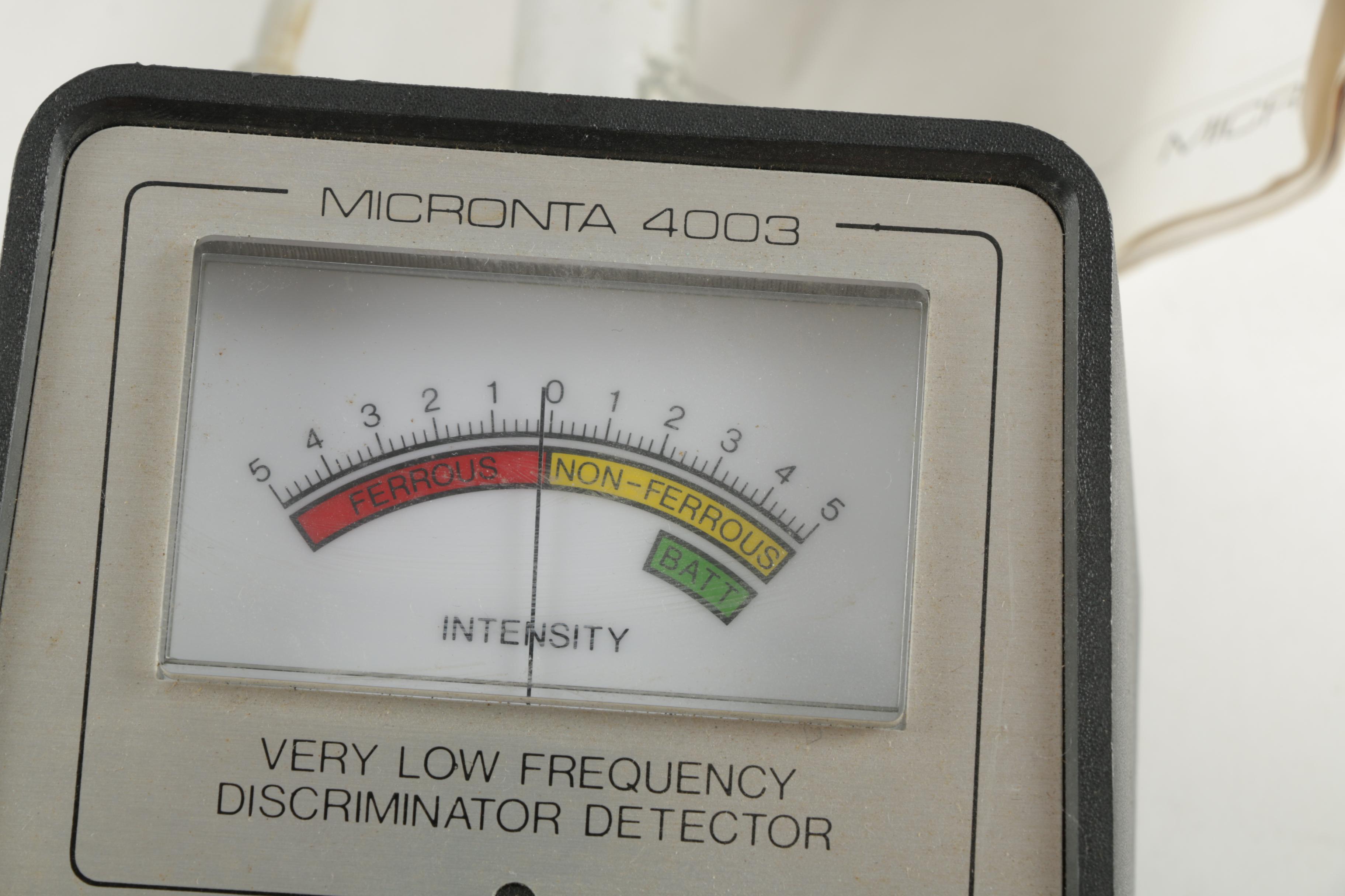 Micronta Metal Detector