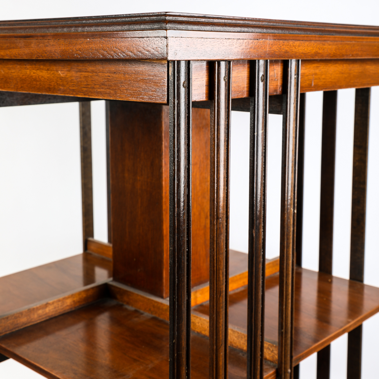 Swivel Book Stand with Decorative Inlay