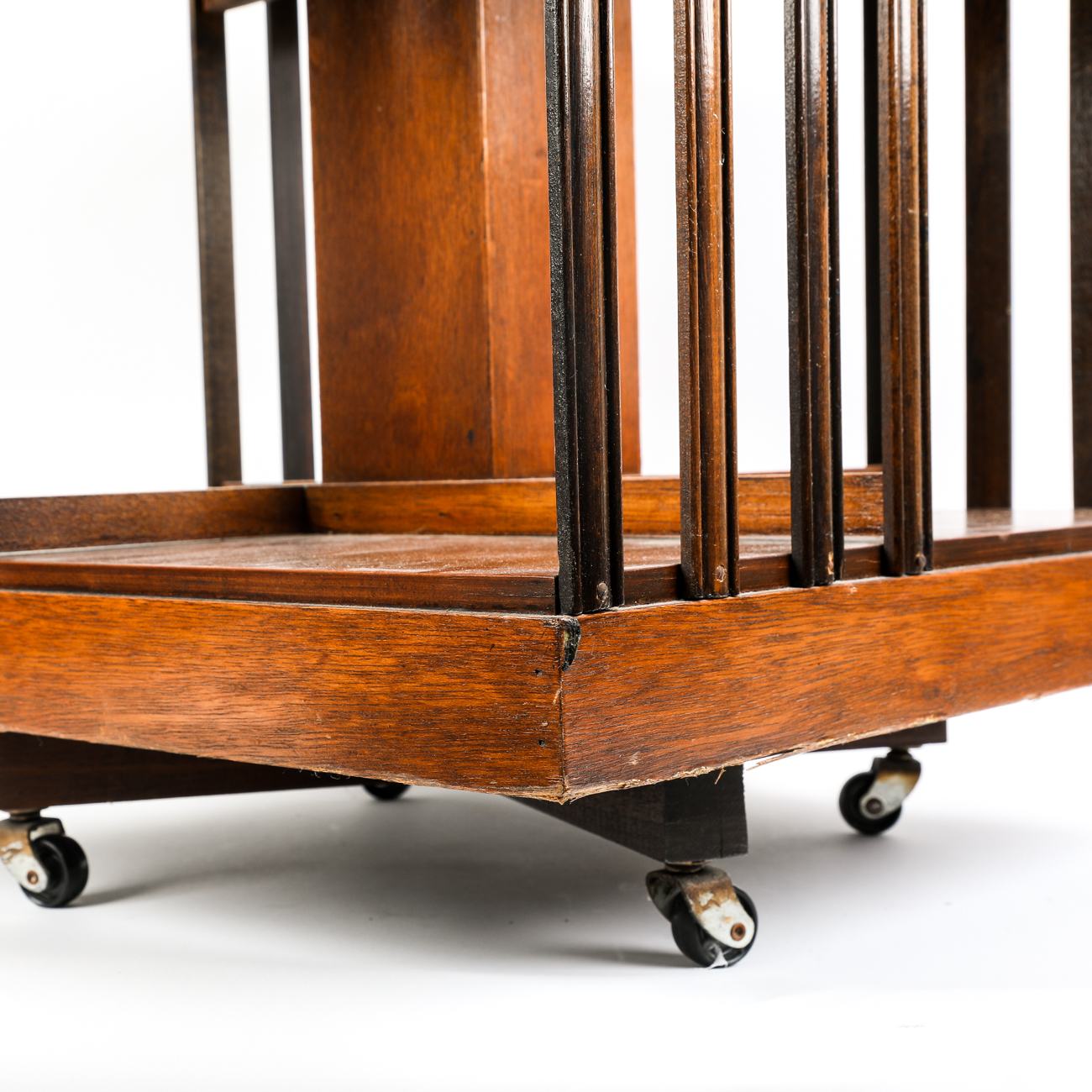 Swivel Book Stand with Decorative Inlay