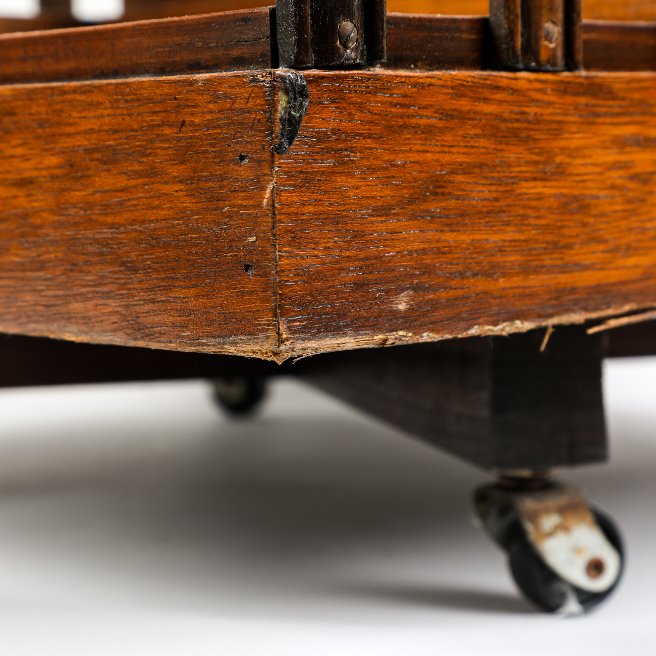 Swivel Book Stand with Decorative Inlay