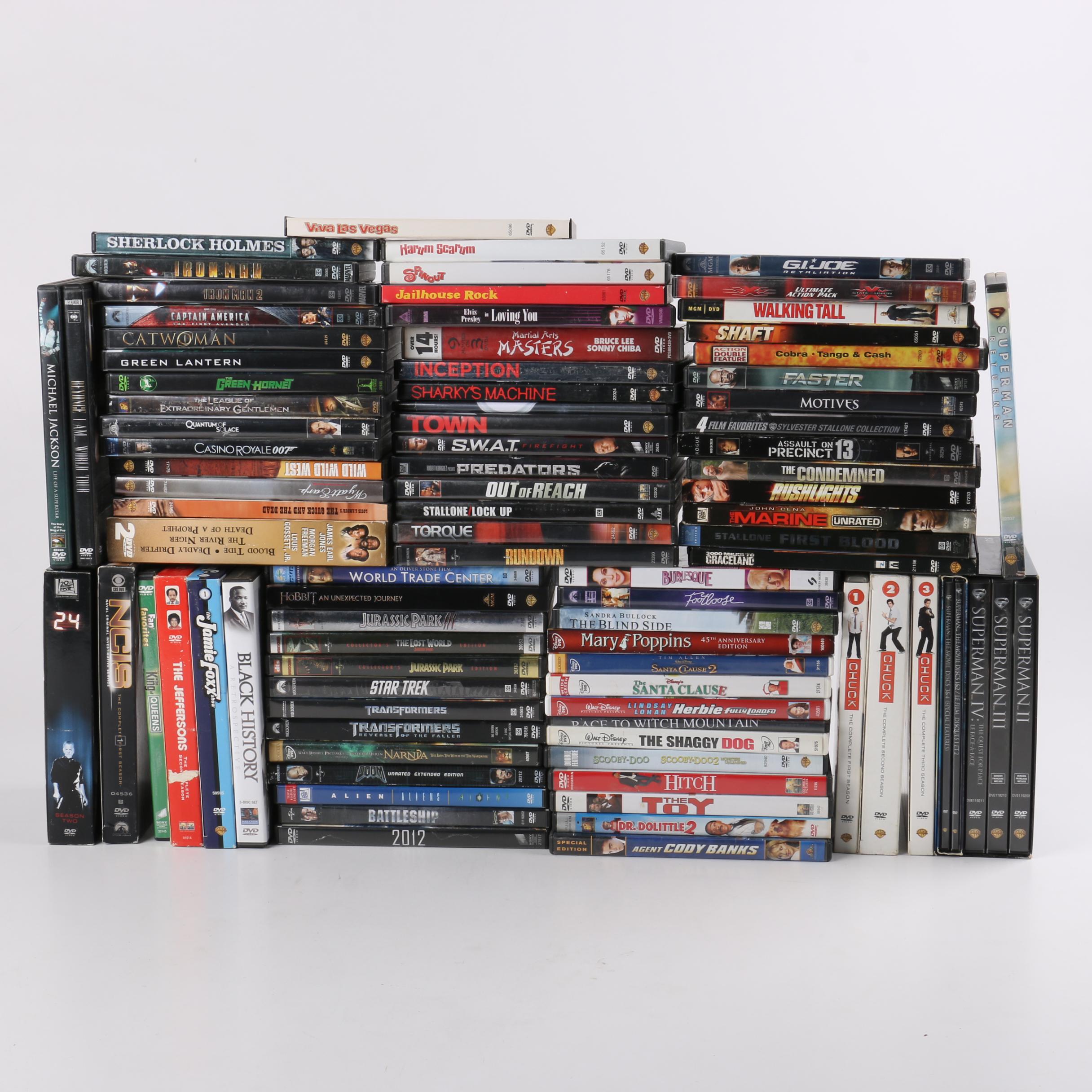 Star Trek, Superman and 70 Other DVDs