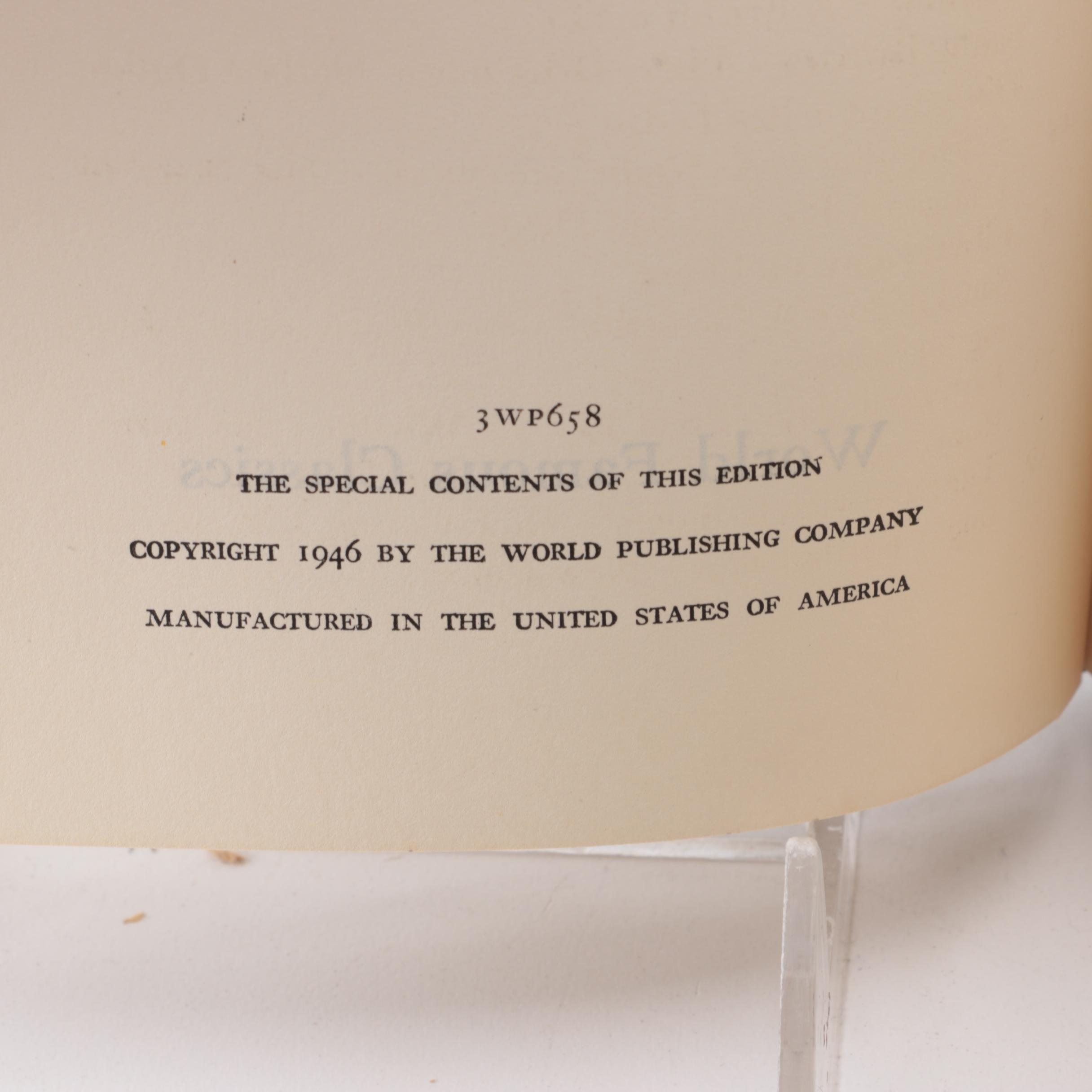 Five "World Famous Classics" Books Including "The Book of Sherlock Holmes"