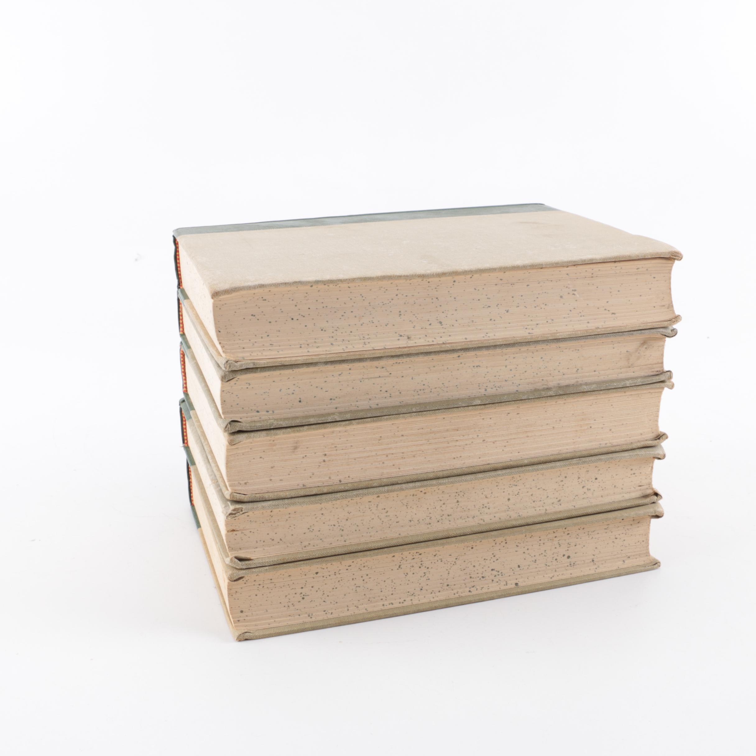 Five "World Famous Classics" Books Including "The Book of Sherlock Holmes"