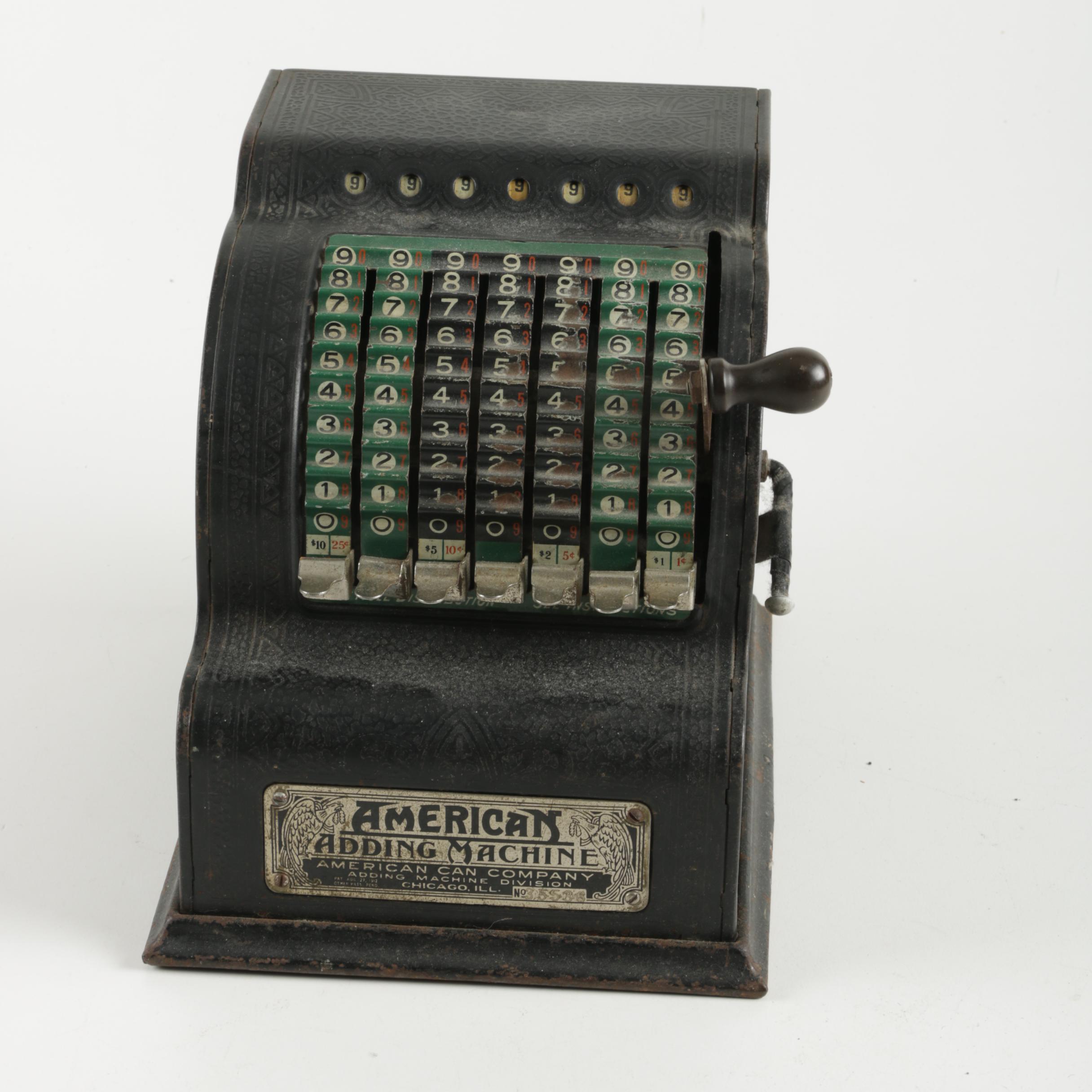 Vintage American Adding Machine