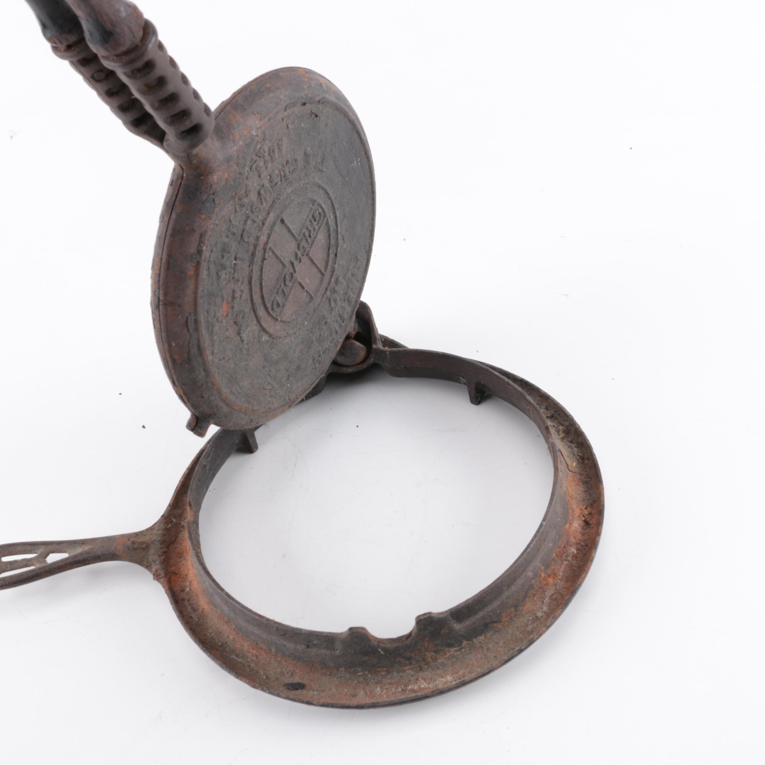 Vintage Cast Iron Waffle Irons, Including Griswold