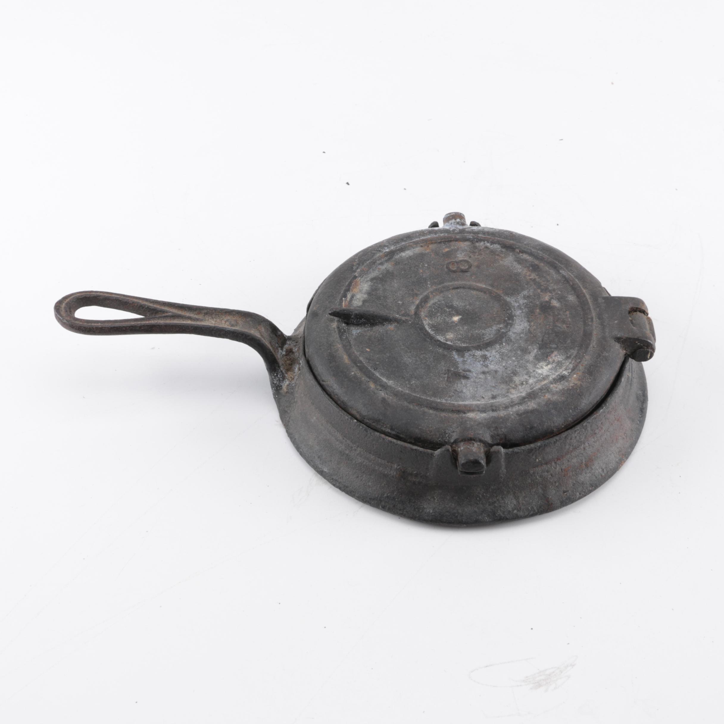 Vintage Cast Iron Waffle Irons, Including Griswold